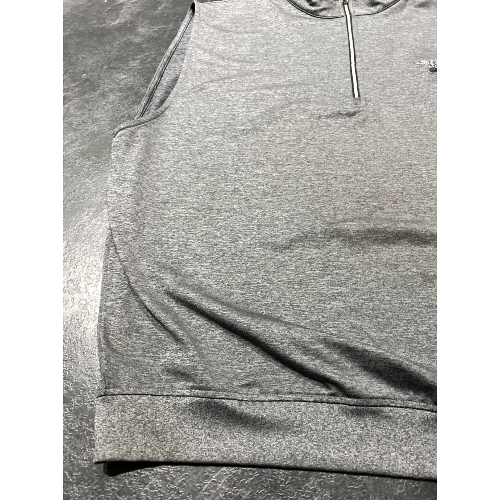 Footjoy FootJoy Vest Mens Performance 1/4 Zip Golf Sleeveless Gray XL Size US XL / EU 56 / 4 - 3 Thumbnail