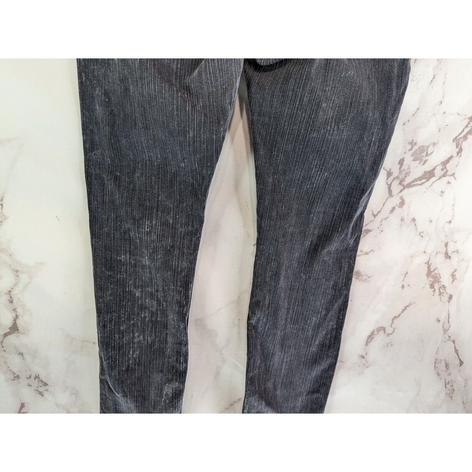 Rude Rude Jeans Mens 36 x 30 Gray Super Skinny Denim Acid Wash Size US 36 / EU 52 - 8 Thumbnail