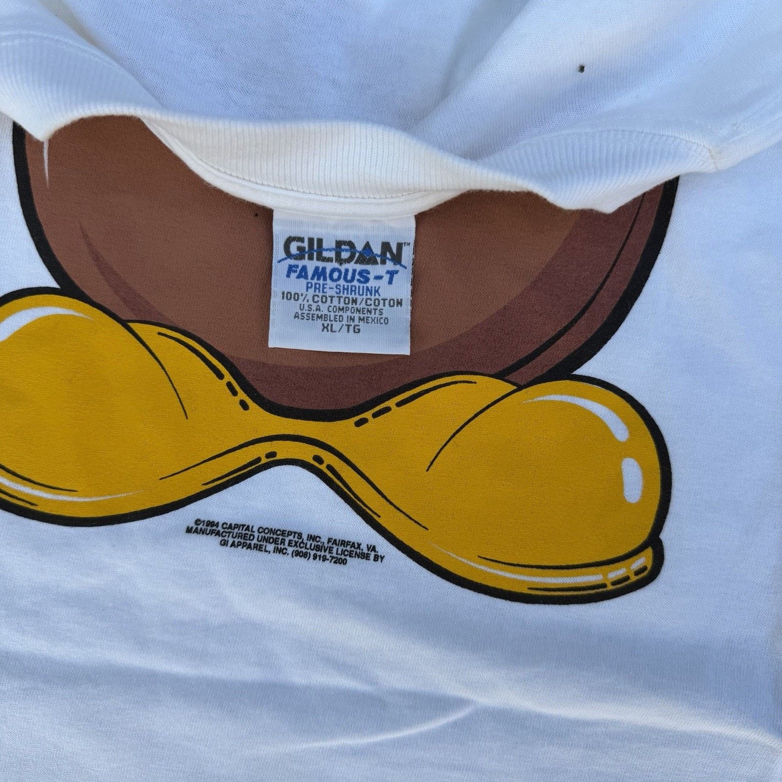 Disney × Gildan × Vintage Vintage 90s Disney Toy Story Mr. Potato Head Perfect Man Tee Size US XL / EU 56 / 4 - 4 Thumbnail