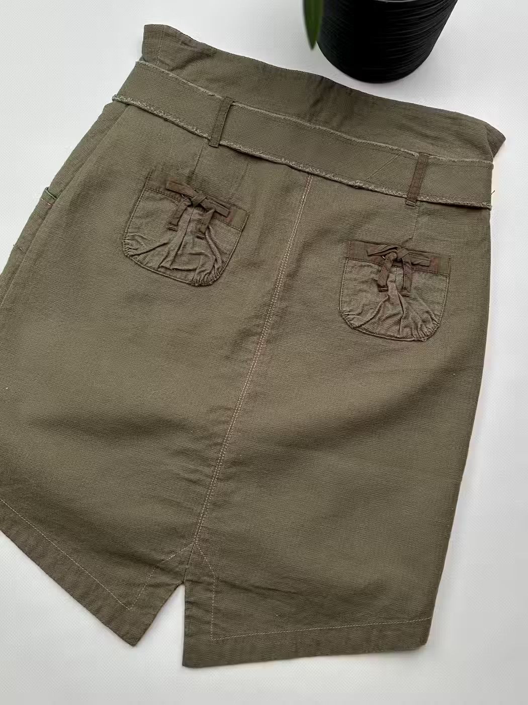 Kenzo Kenzo Vintage Belt Skirt (80) Size 27" / US 4 / IT 40 - 11 Thumbnail