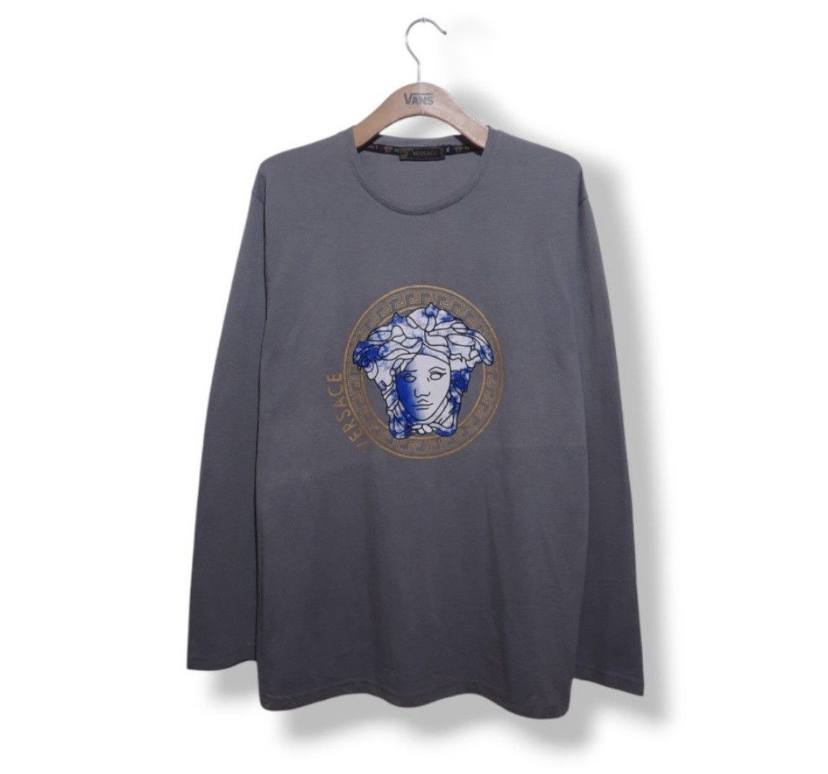 Versace × Versace Jeans Couture × Vintage Vintage Versace Medusa Long Sleeve Size US M / EU 48-50 / 2 - 1 Thumbnail