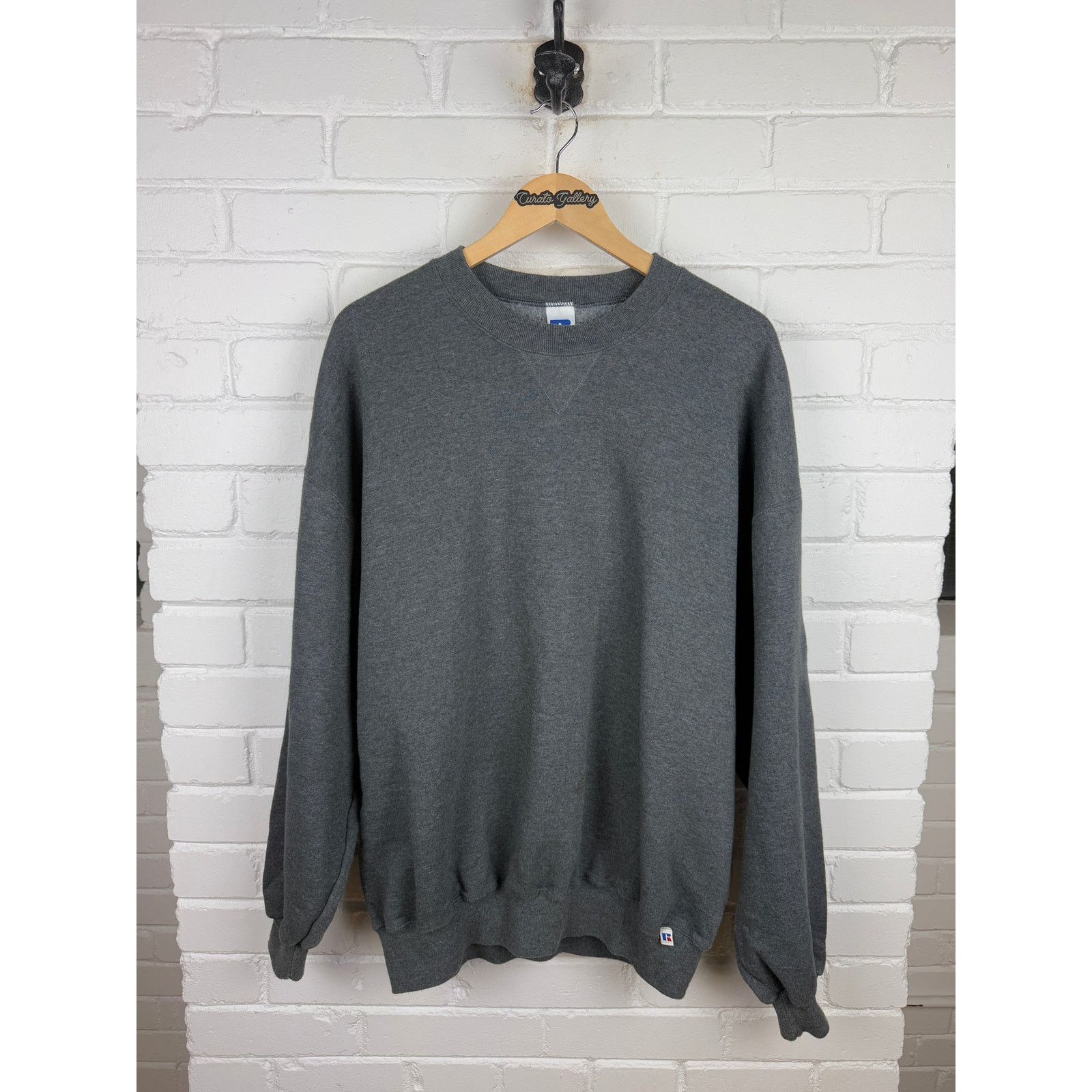 Vintage Vintage Russell Athletic Sweatshirt Size XXL Charcoal Gray Size US XXL / EU 58 / 5 - 1 Thumbnail