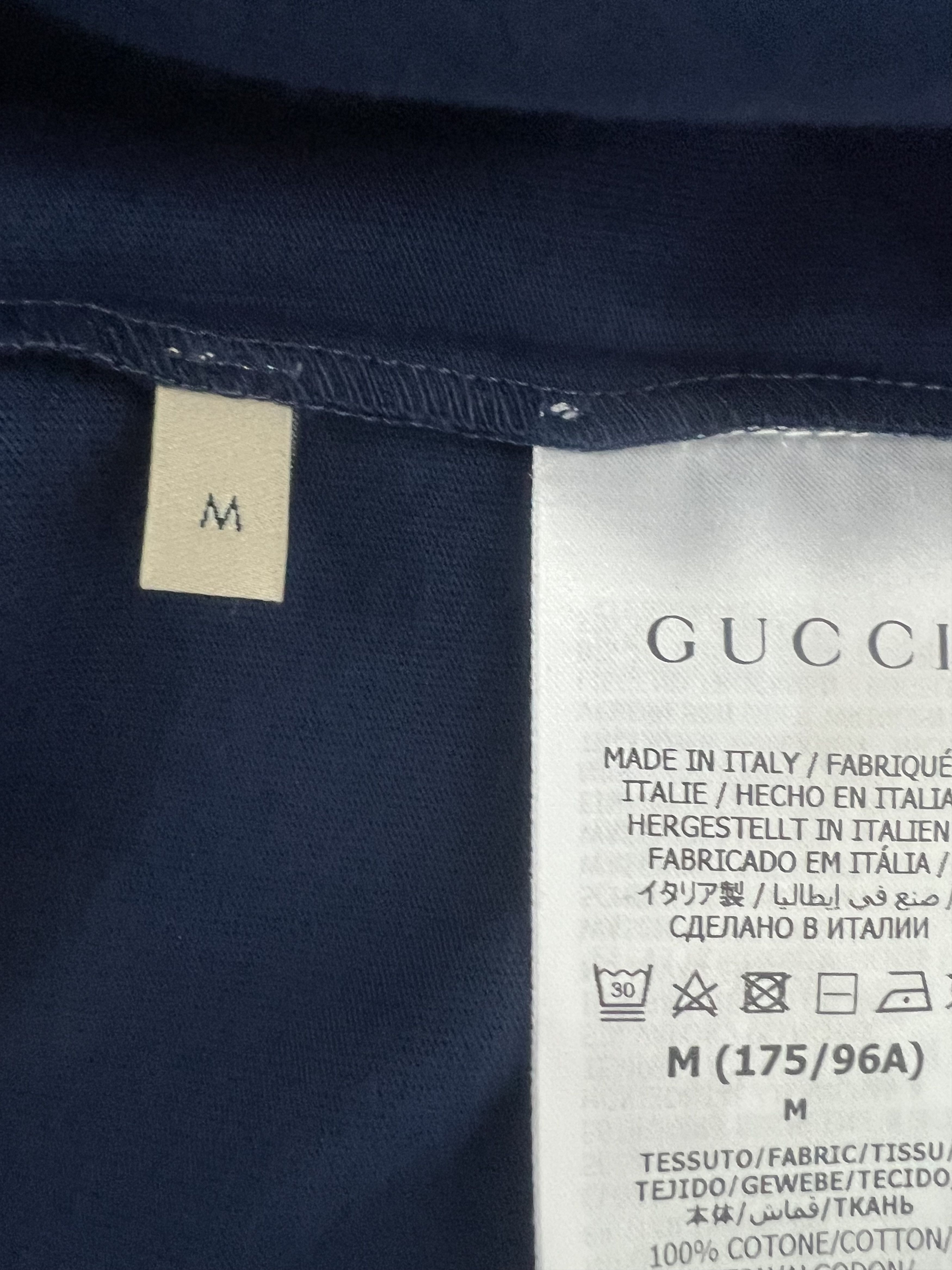 Gucci Gucci Crewneck Sweatshirt In Navy Blue GG, Size M Size US M / EU 48-50 / 2 - 4 Thumbnail