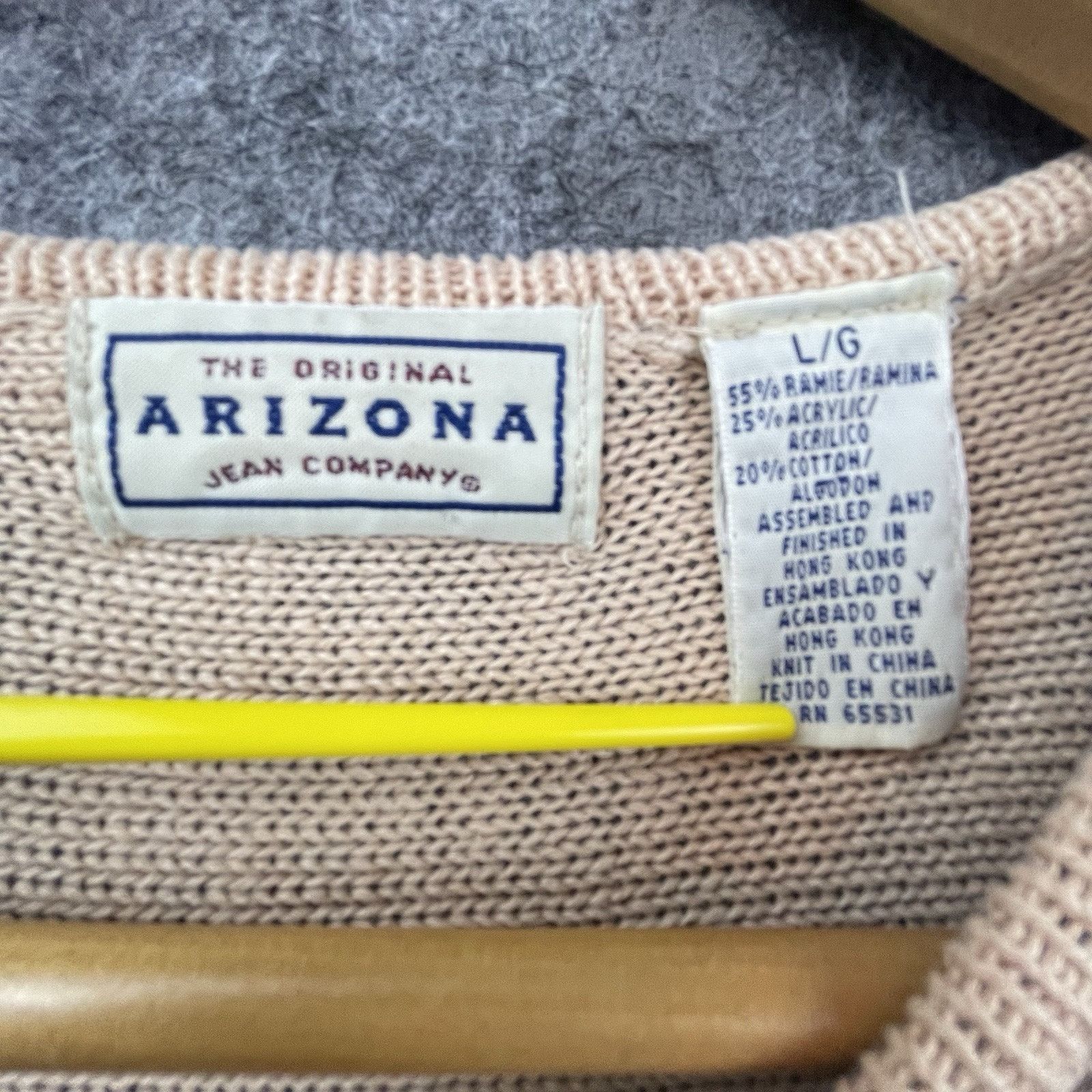Arizona Jean Co. Vtg Arizona Jeans Sweater Mens Large Grandpa 90s Boho Earthy Size US L / EU 52-54 / 3 - 4 Thumbnail