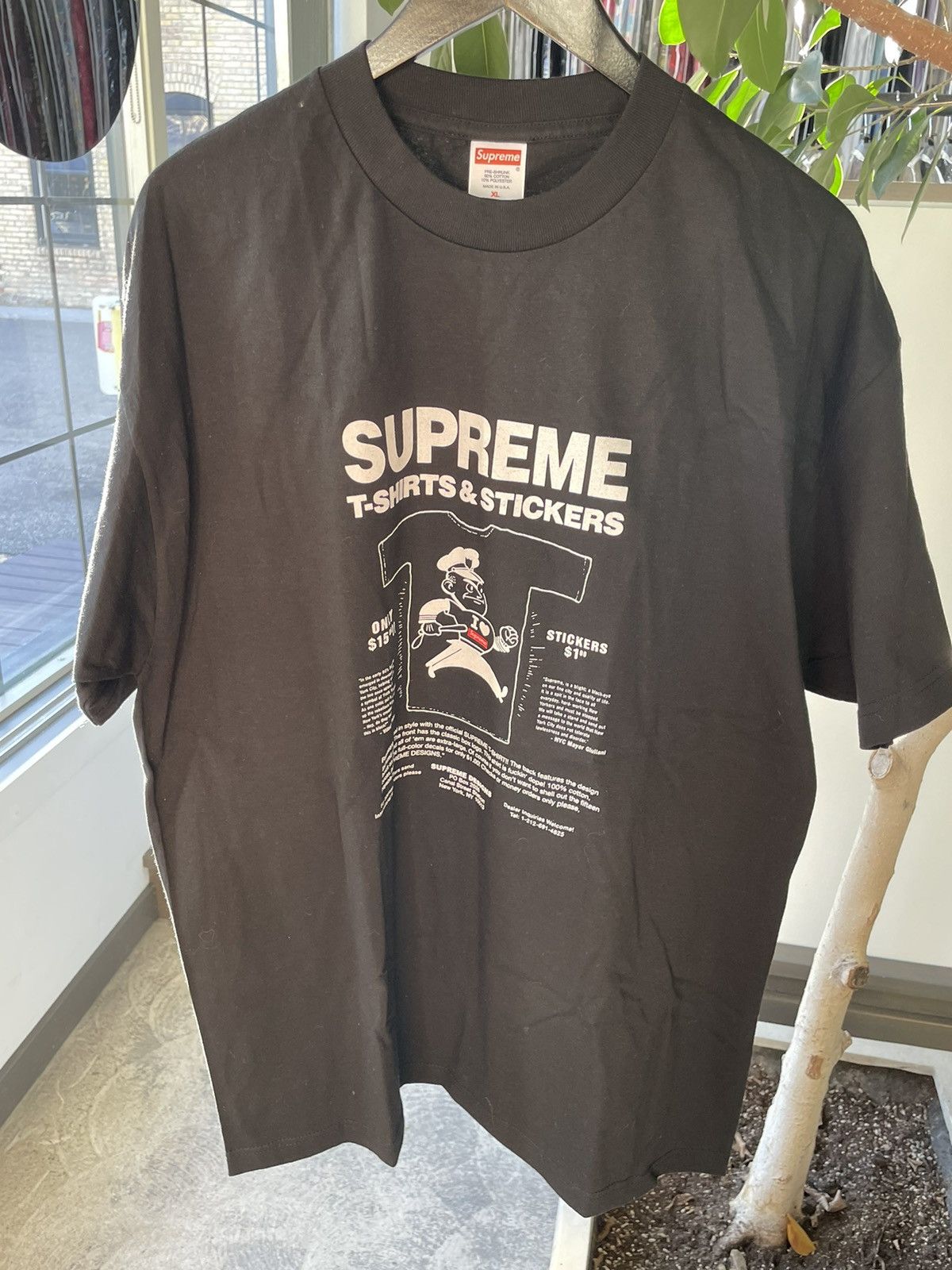 Supreme Supreme T-shirts & Stickers Tee Black Size US XL / EU 56 / 4 - 2 Thumbnail