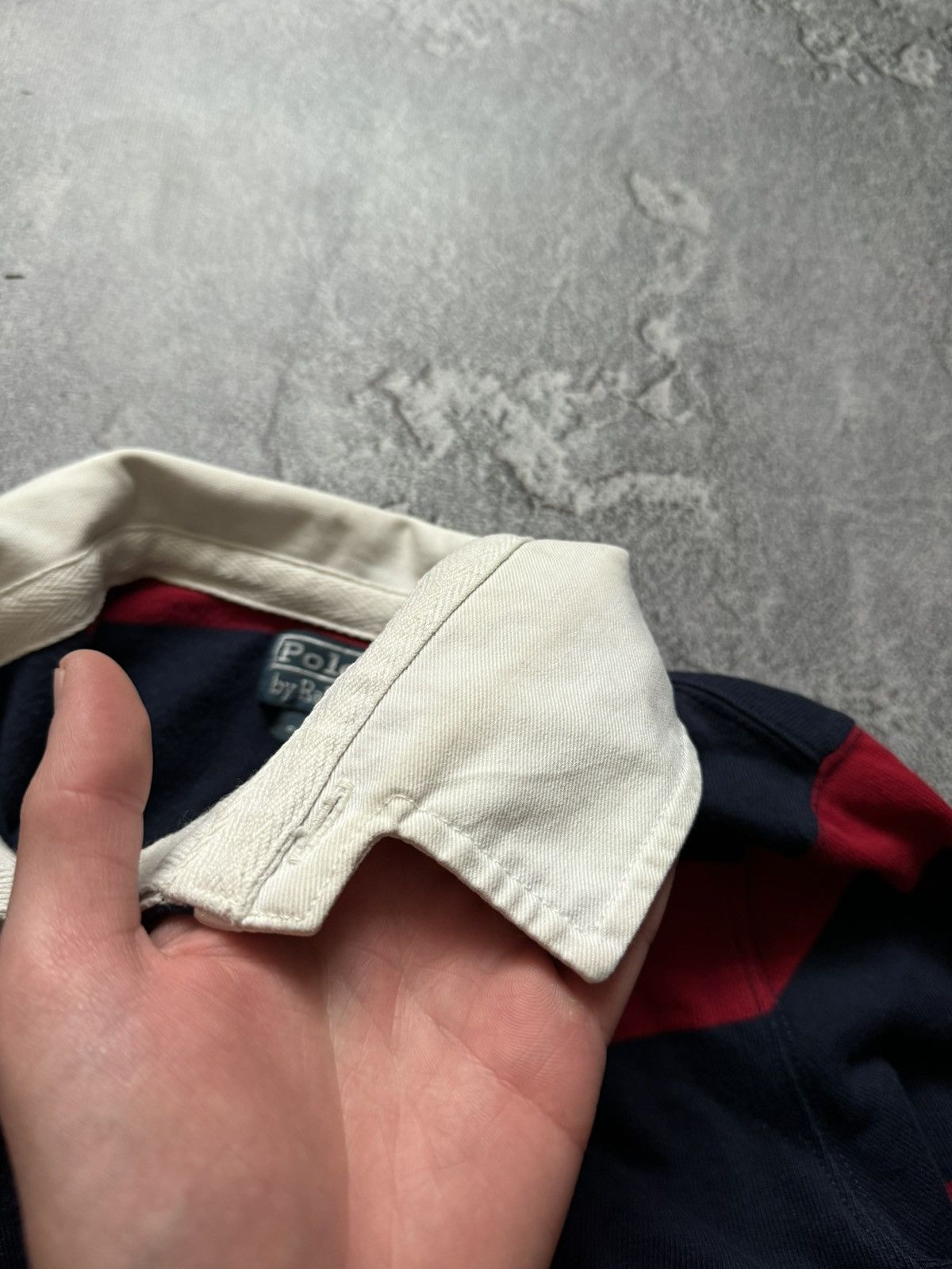 Polo Ralph Lauren × Vintage Polo Ralph Lauren M vintage sweatshirt rugby button up 90s Size US M / EU 48-50 / 2 - 11 Thumbnail