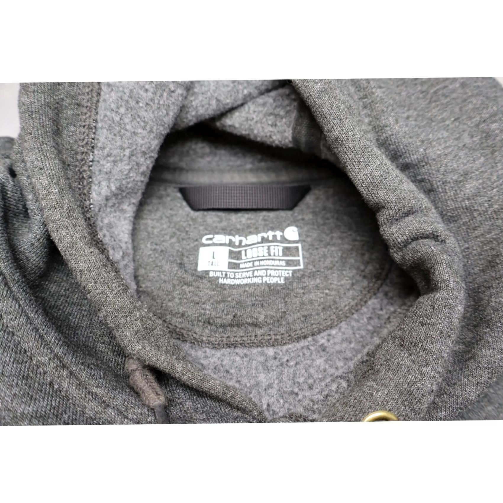 Carhartt Carhartt Sweatshirt Mens LT Gray Loose Fit Pullover Logo Graphic Print Pocket Long Sleeve Fleece Tall Casual Size US L / EU 52-54 / 3 - 7 Thumbnail