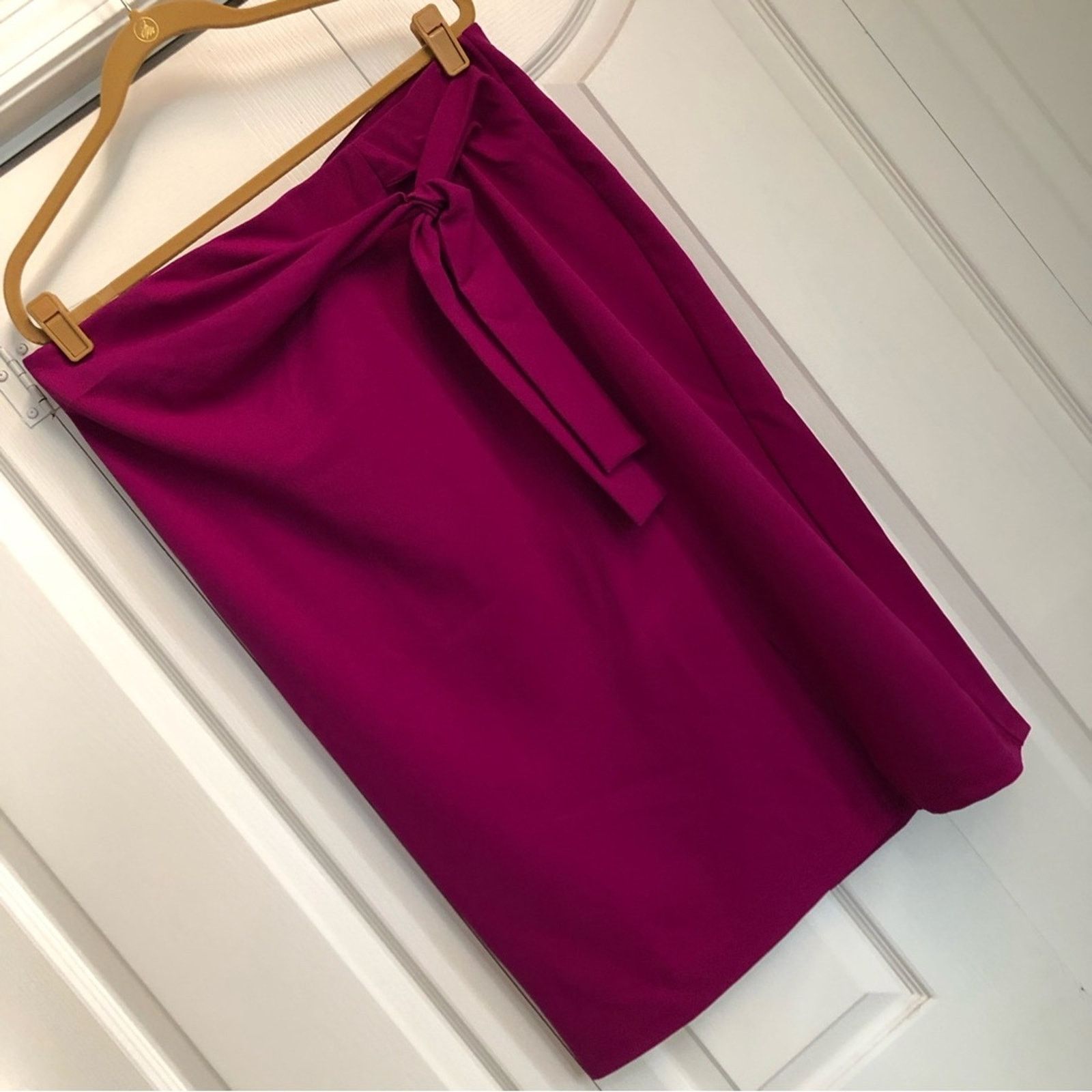 Other Eloquii elegant berry faux sash skirt 14 Size 36" / US 14 / IT 50 - 4 Thumbnail