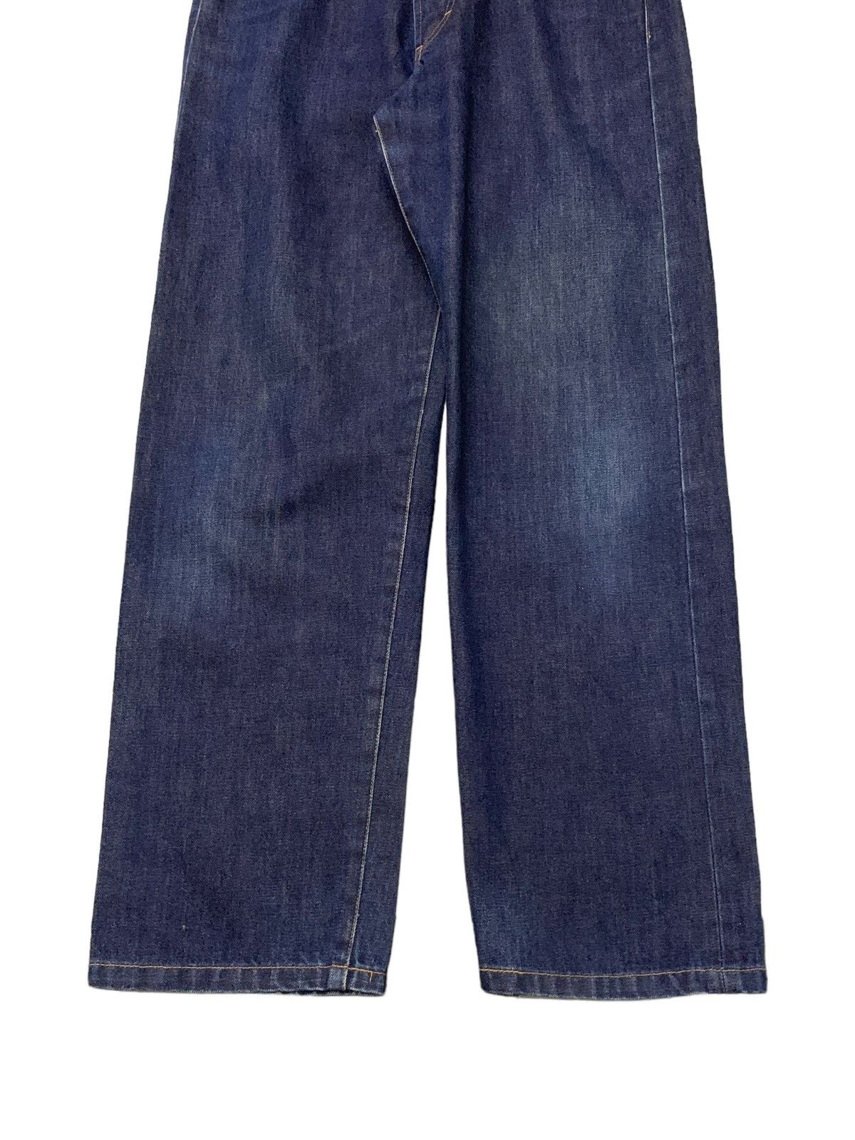 Marithe + Francois Girbaud × Pelle Pelle Marithe Francois Girbaud Raw Baggy Loose Jeans Size US 30 / EU 46 - 3 Thumbnail