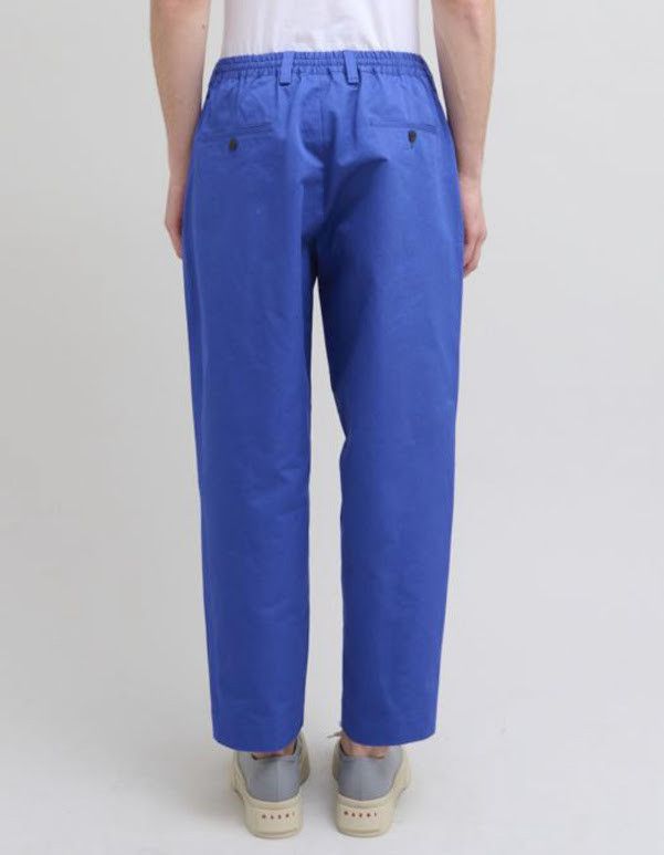 Marni o1w1db10326 Drawstring Trousers in Blue Size US 34 / EU 50 - 2 Thumbnail