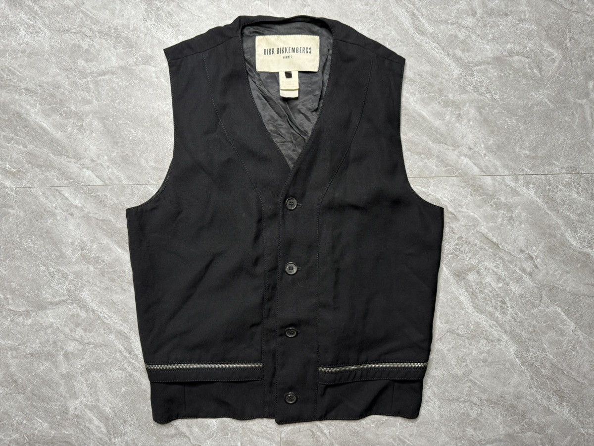 Dirk Bikkembergs Archival Dirk Bikkembergs Back panelled Waist Zip Vest Size US M / EU 48-50 / 2 - 1 Thumbnail