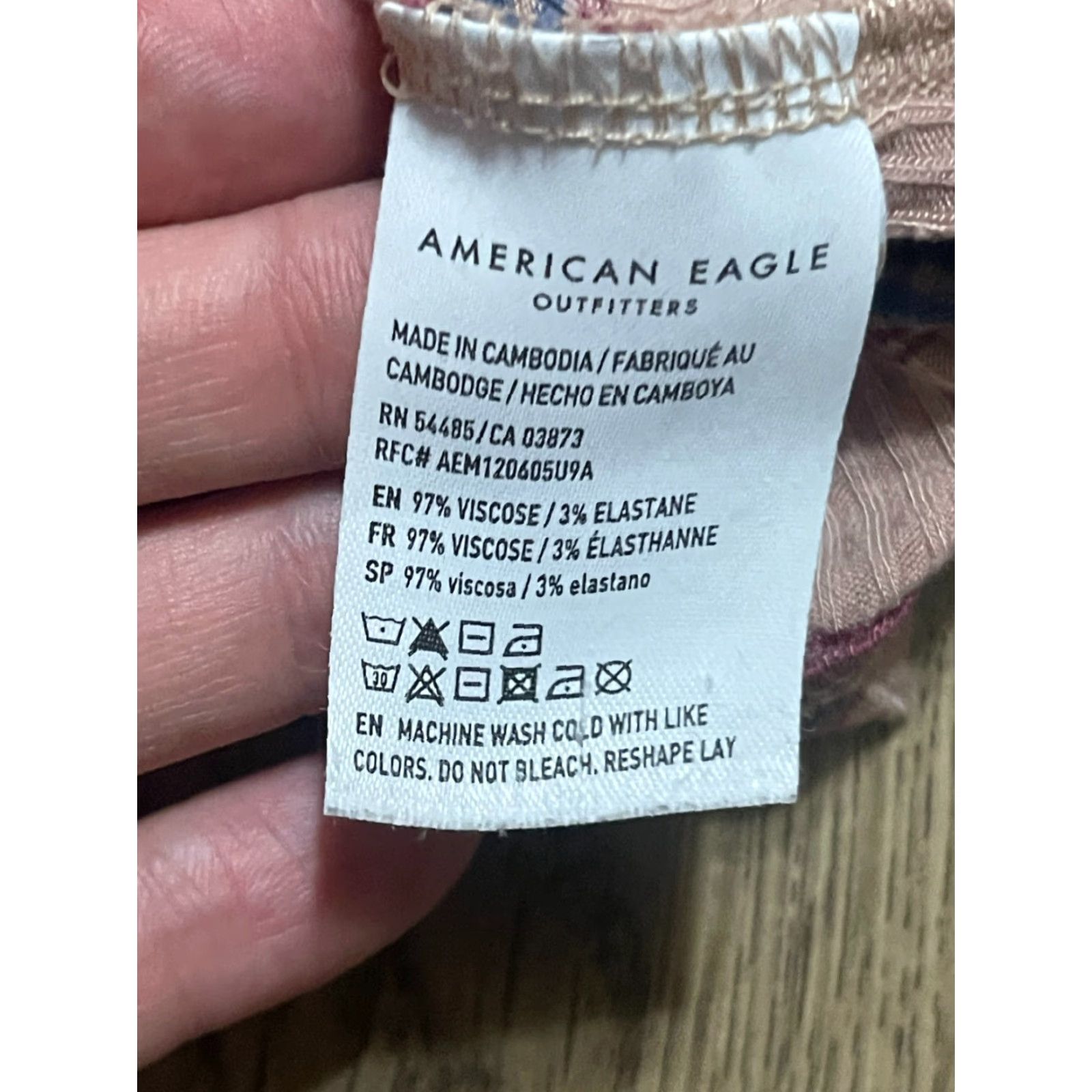 American Eagle Outfitters American Eagle Outfitters Tank Top Women Small Blue Red Striped Rib Casual Size S / US 4 / IT 40 - 6 Thumbnail