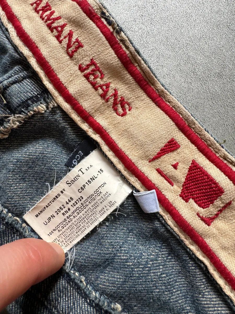 Armani 2000s Armani Relaxed Large Straight Jeans Size US 37 - 8 Thumbnail