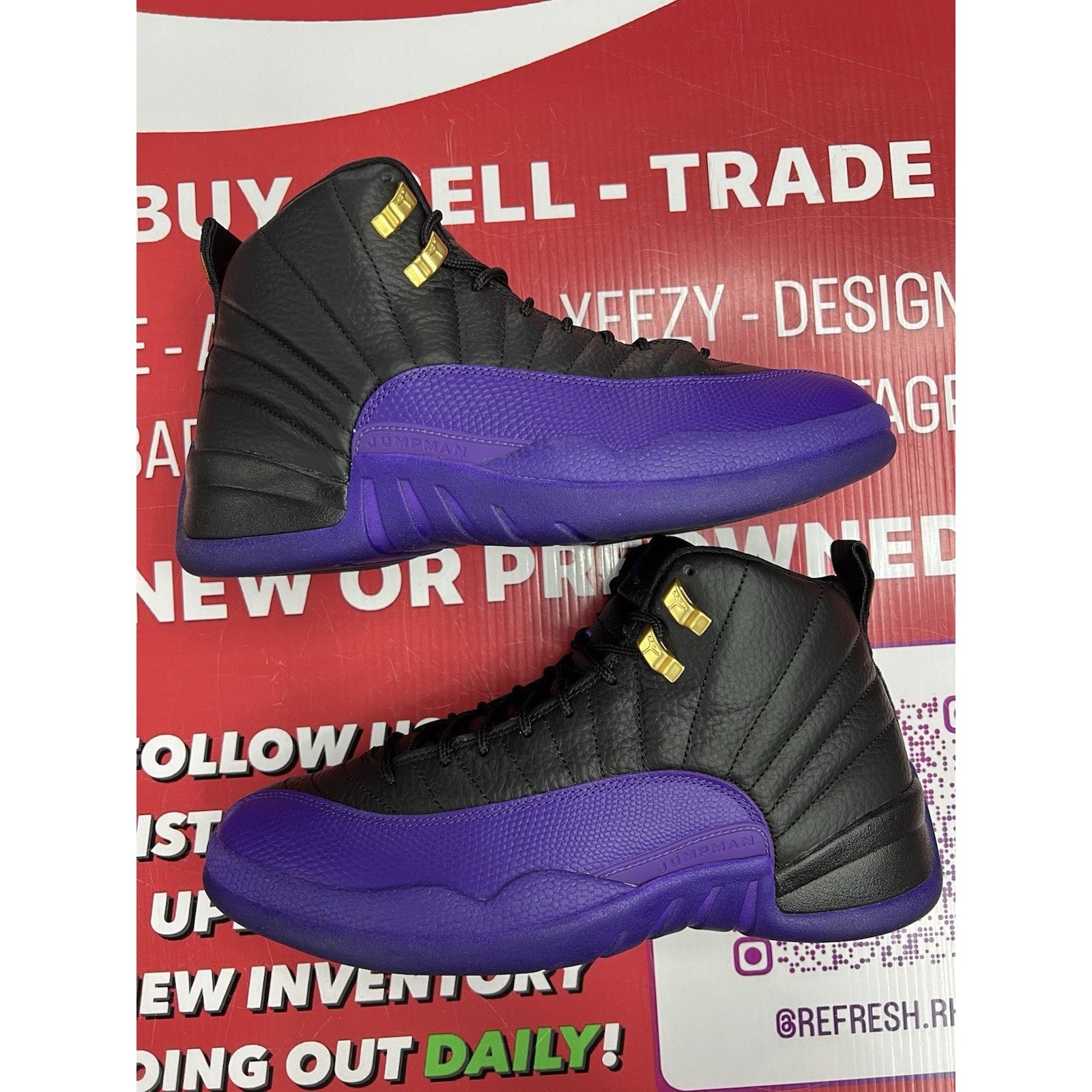 Jordan Brand Air Jordan 12 Field Purple Size 9.5 CT8013 057 Size US 9.5 / EU 42-43 - 3 Thumbnail