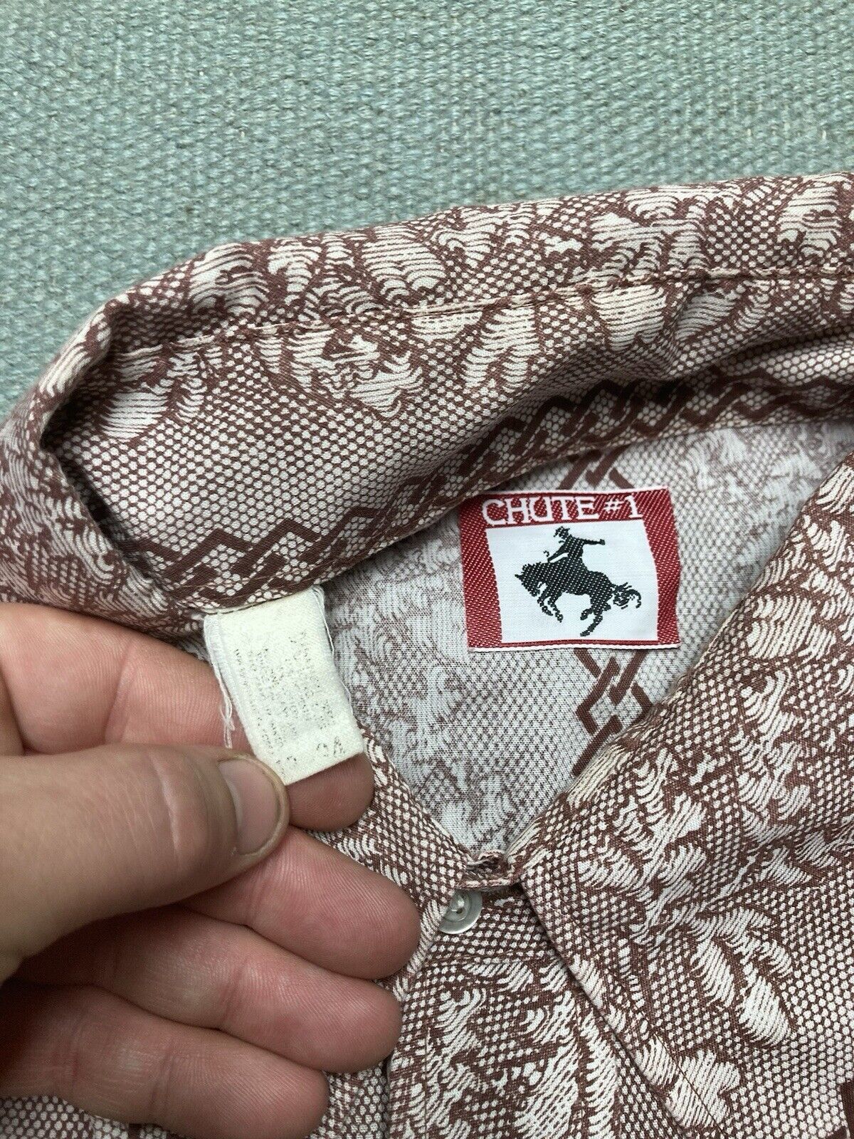 Vintage VTG Chute #1 Pearl snap shirt floral western wear cowboy XXL Size US XXL / EU 58 / 5 - 4 Thumbnail