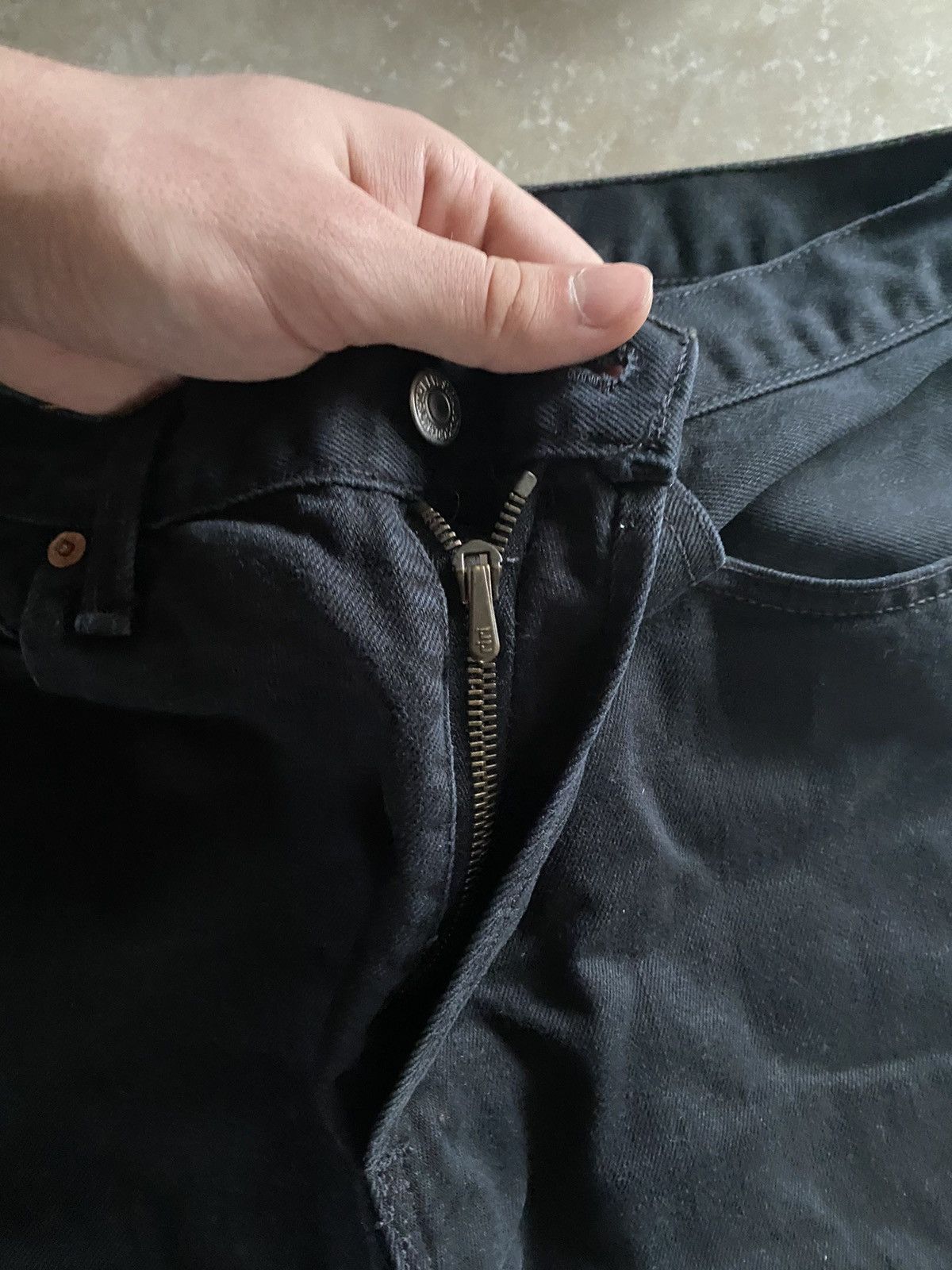 Levi's Vintage Levis Baggy 590 Jeans Made in Usa 2000s Y2K Black Size US 34 / EU 50 - 10 Thumbnail