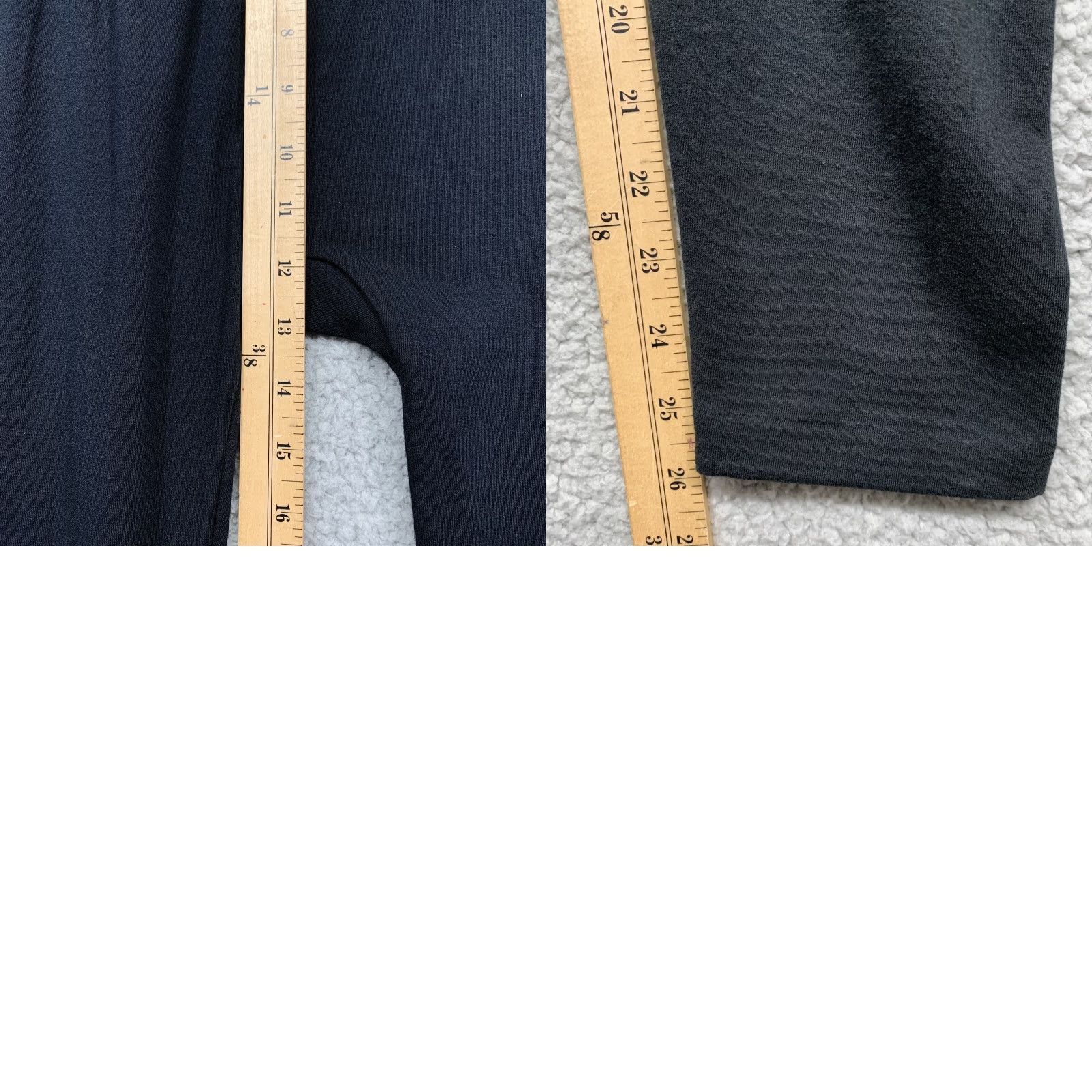Vintage Black Leggings Women Small/Medium Stretch Comfortable Warm New w/o Tags Size 28" / US 6 / IT 42 - 8 Thumbnail