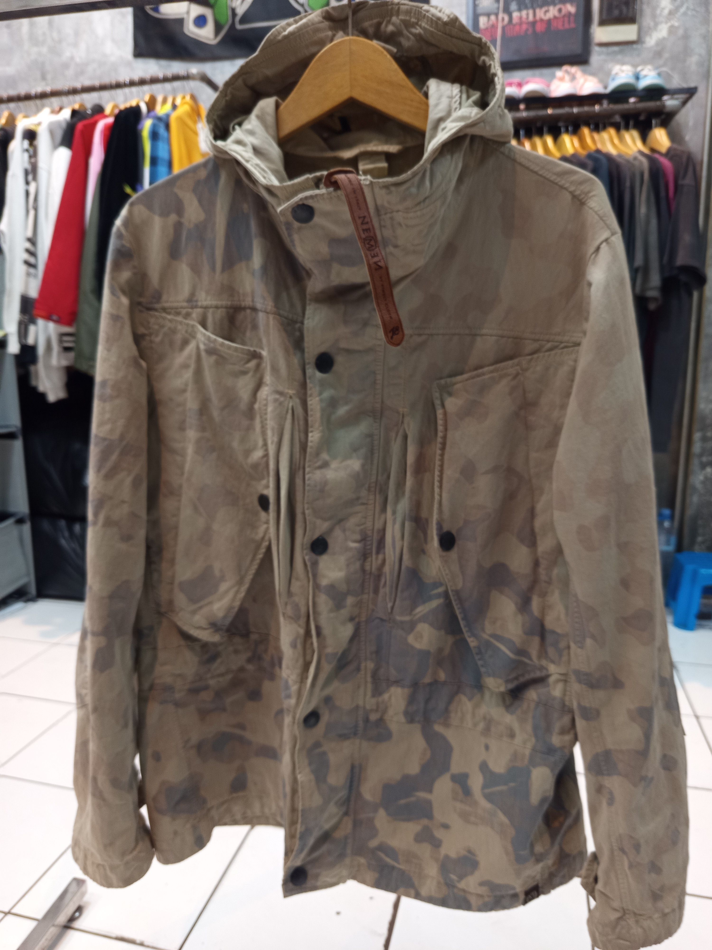 Nemen NEMEN Garment Dyed Camo Technical Field Jacket Size US L / EU 52-54 / 3 - 2 Thumbnail