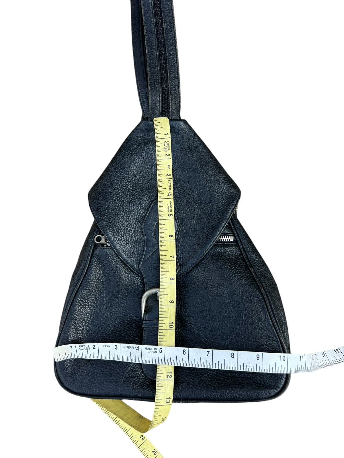Leather Vintage RAVIR Tokyo Patina Leather Multi Way Backpack Bag Size ONE SIZE - 25 Thumbnail