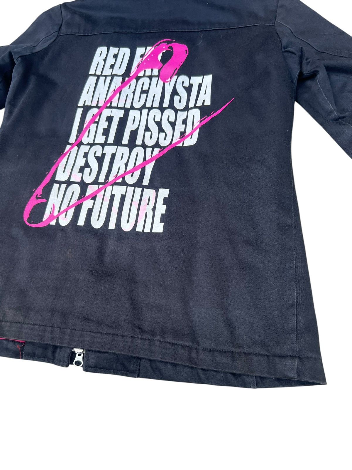 No Future Vintage No Future Japan Sun Fade Black Hoodie Parka Jacket Size US M / EU 48-50 / 2 - 6 Thumbnail