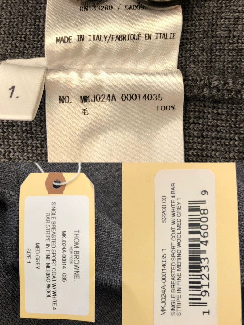 Thom Browne Thom Browne Wool knit jacket Size US S / EU 44-46 / 1 - 3 Thumbnail
