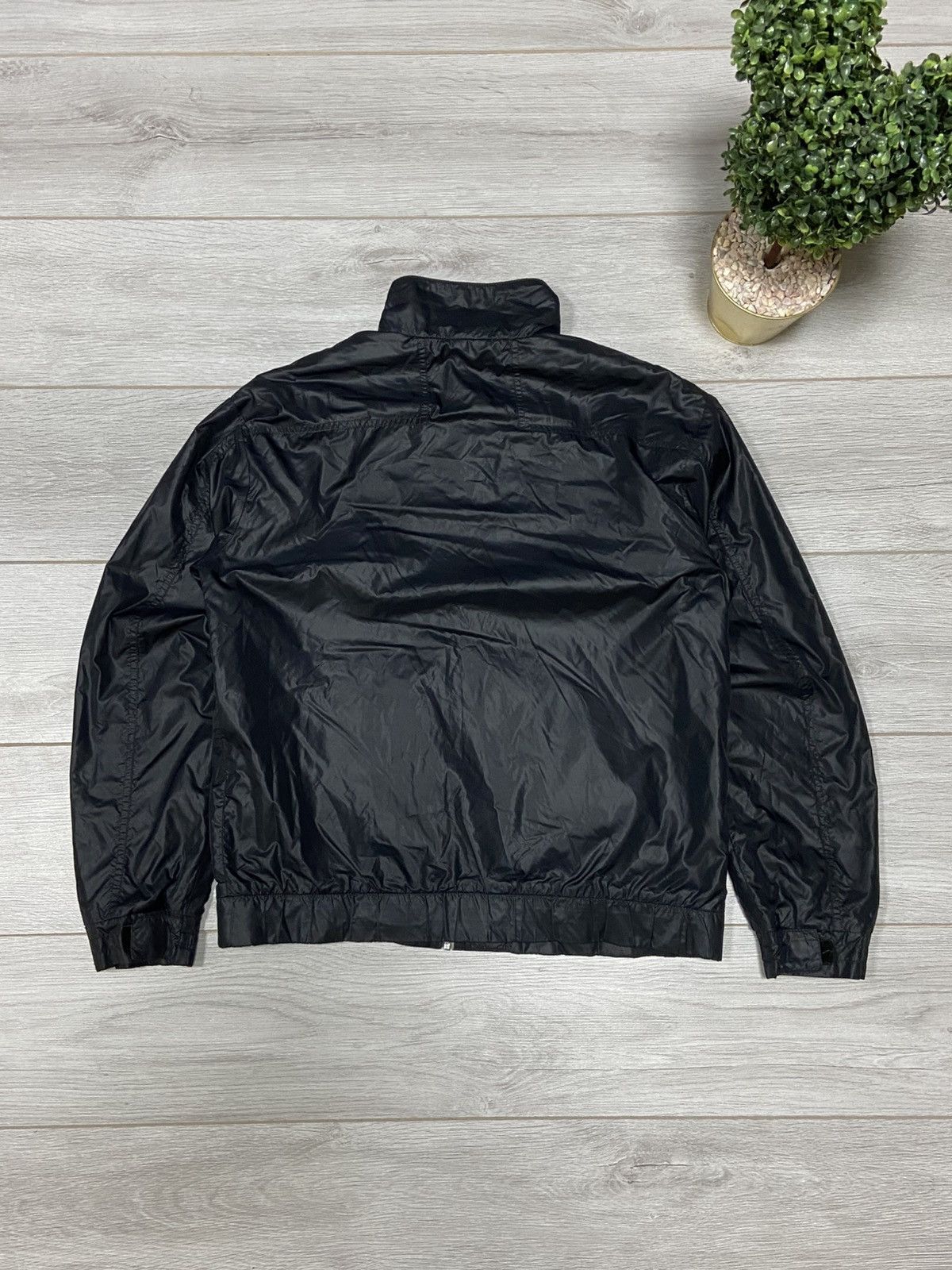 Vintage Nike vintage wet look jacket zip Size US L / EU 52-54 / 3 - 6 Thumbnail