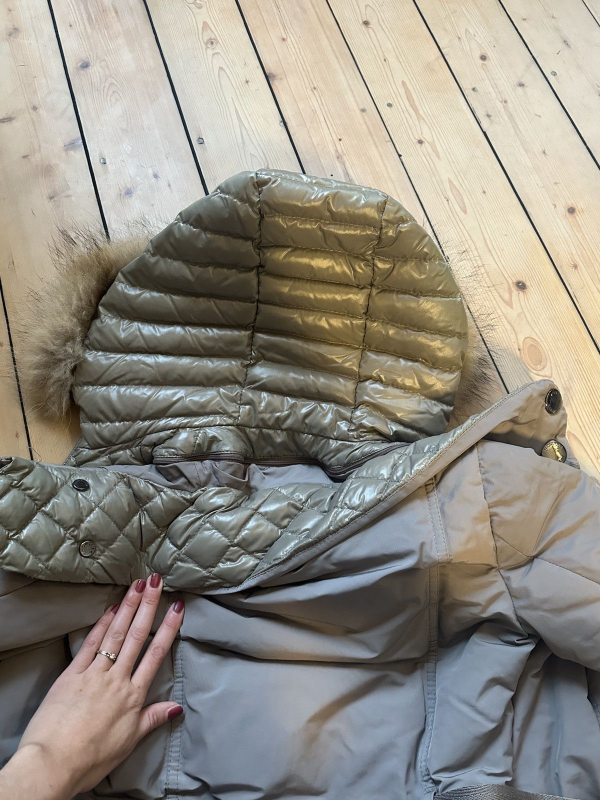 Moncler Moncler Down Coat Size S / US 4 / IT 40 - 7 Thumbnail