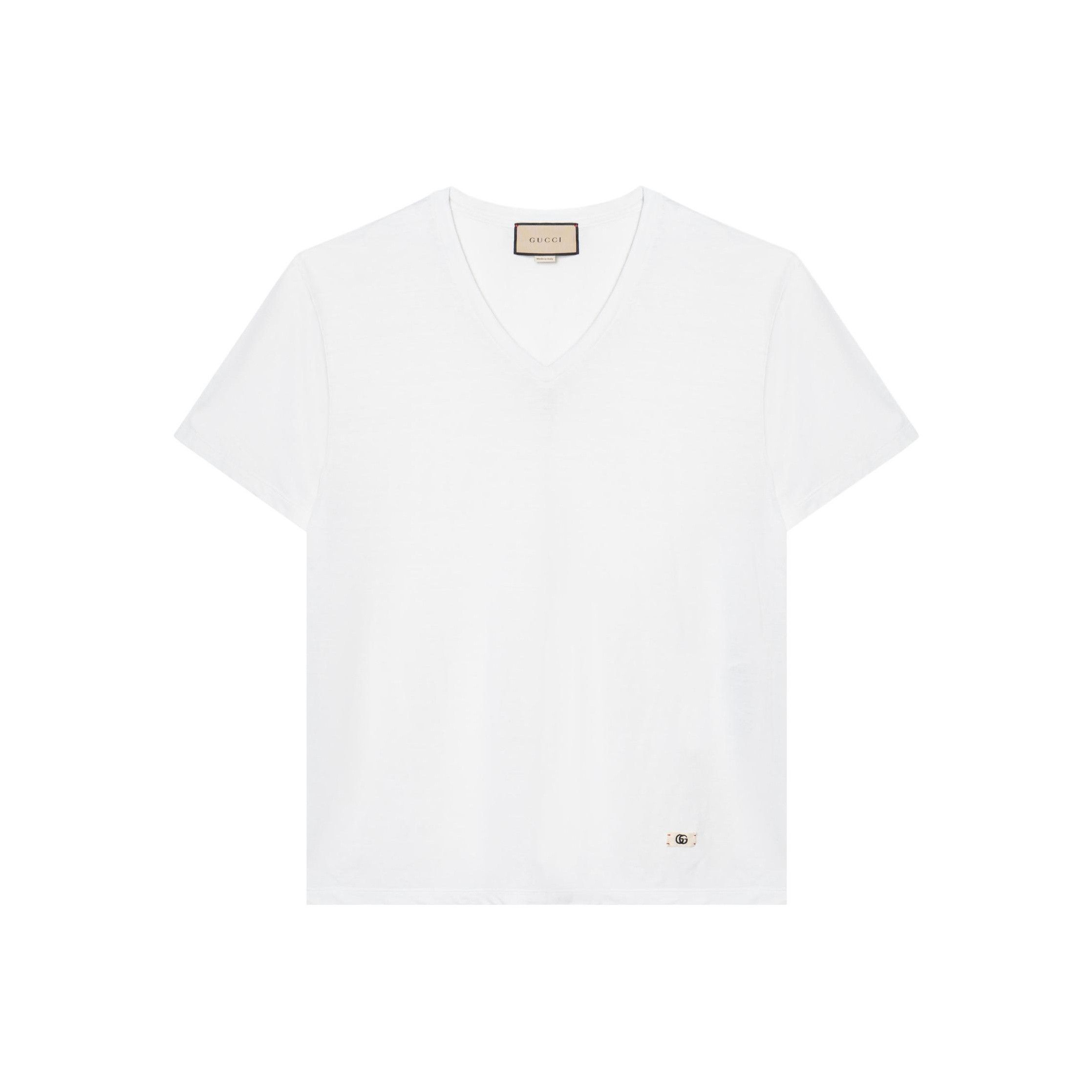 Gucci Gucci V-Neck T-Shirt Size L Size US L / EU 52-54 / 3 - 1 Thumbnail