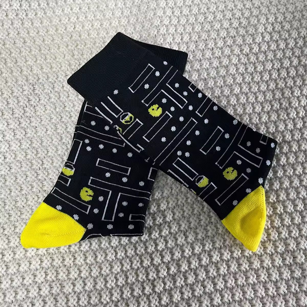 Vintage Unisex Old School Game Sock ( 1 pair ) Size 36 - 4 Thumbnail