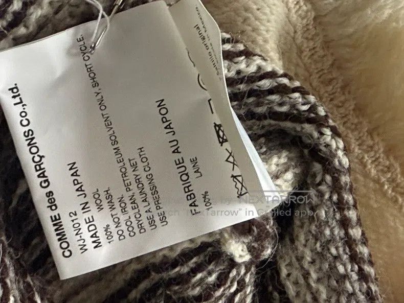 Junya Watanabe Junya Watanabe Striped wool coat Size US M / EU 48-50 / 2 - 4 Thumbnail