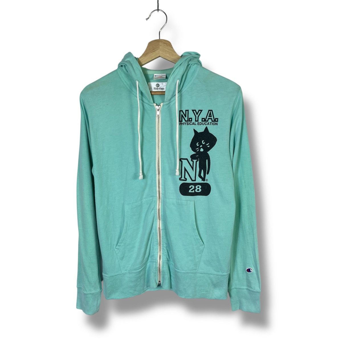 Issey Miyake Champion x Ne-net Issey Miyake Zipper Hoodie Size L / US 10 / IT 46 - 1 Thumbnail