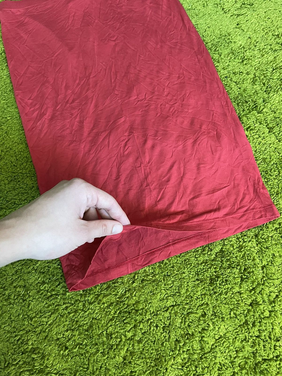 Designer × Max Mara × Weekend Max Mara Max Mara minimalist red midi skirt Size 28" / US 6 / IT 42 - 6 Thumbnail