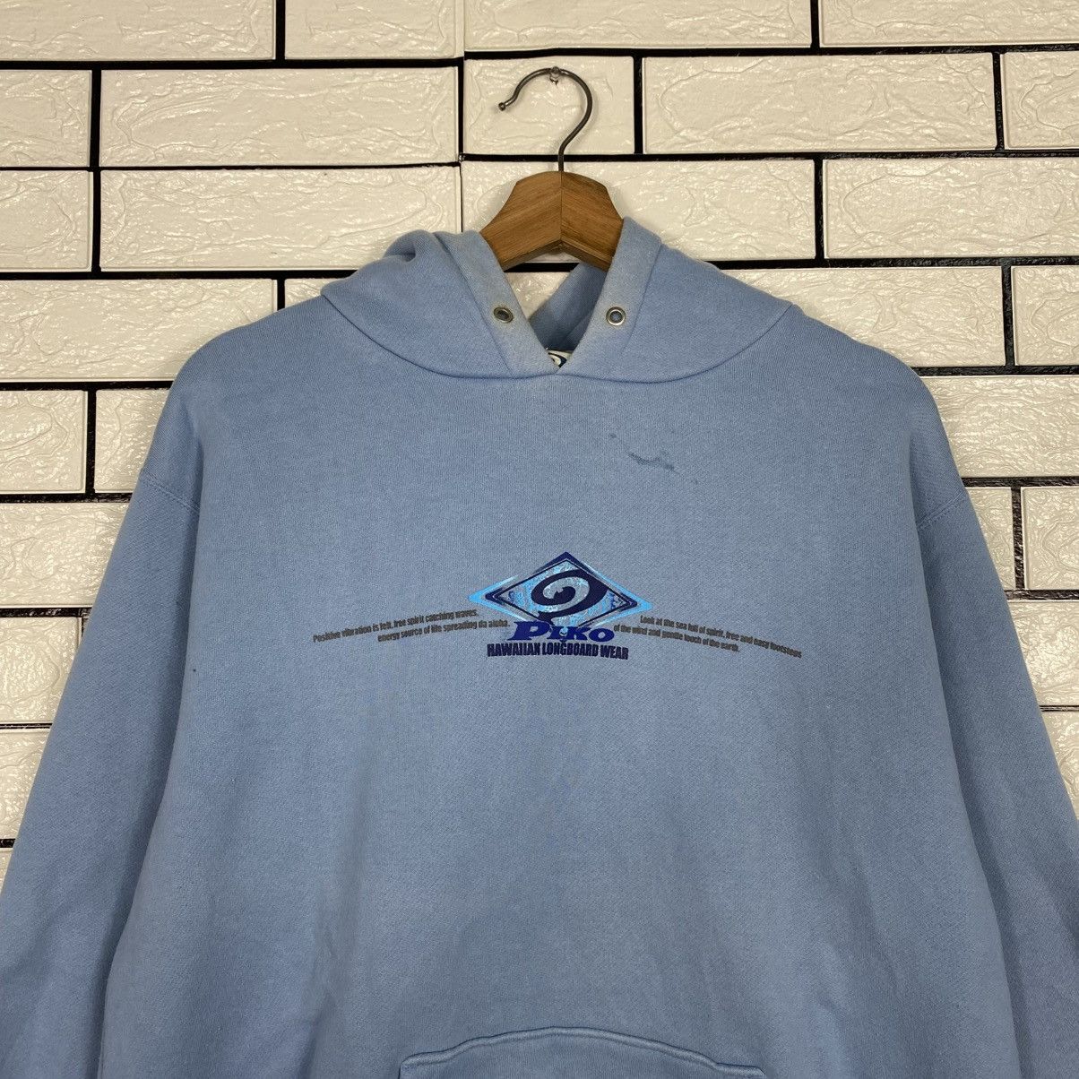 Japanese Brand 📌Vintage Hoodie Pull Over Piko Hawaii big Logo Size US L / EU 52-54 / 3 - 16 Thumbnail