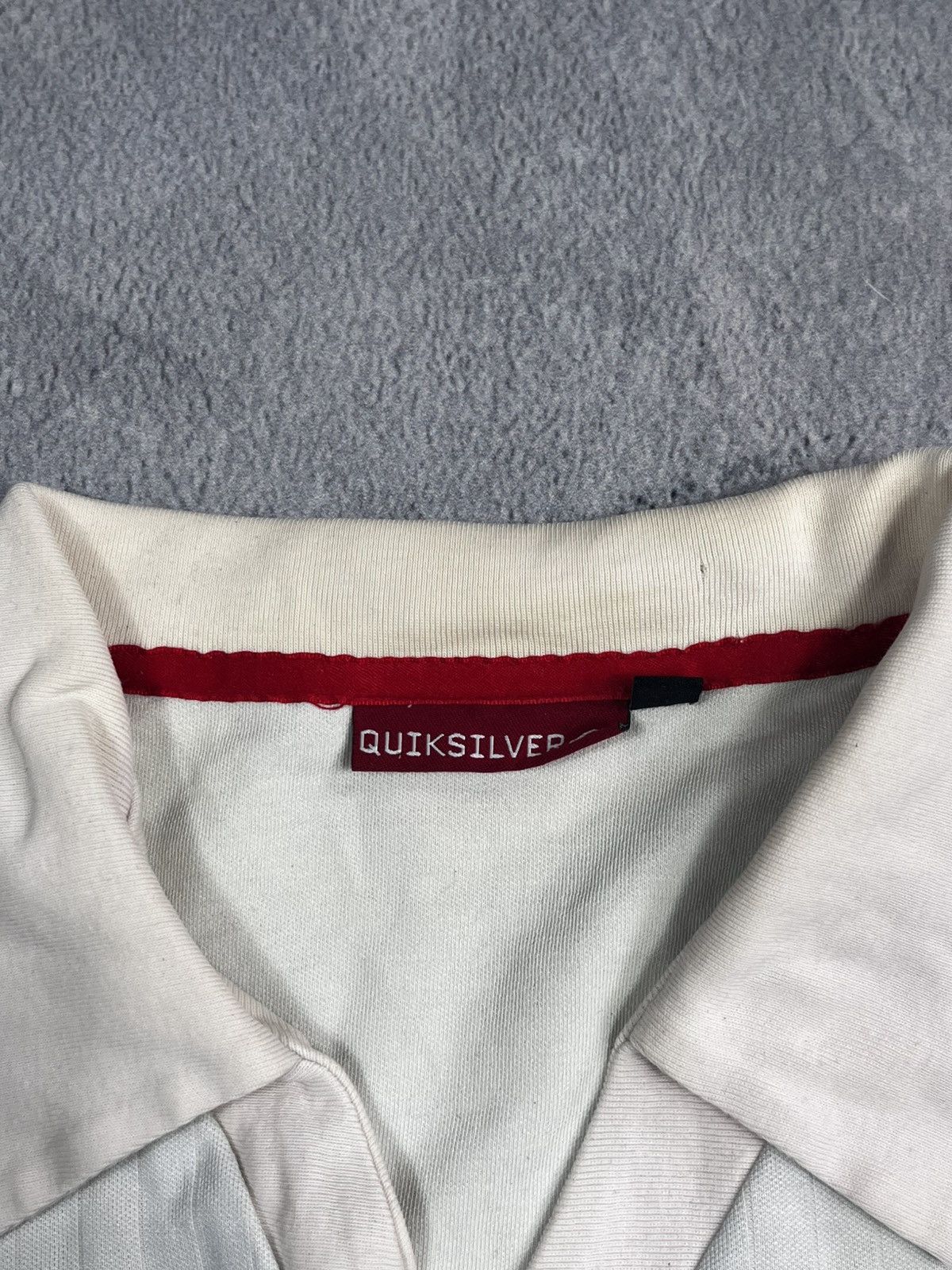 Quiksilver × Vintage Vintage Y2K Quiksilver striped polo tee jersey streetwear L Size US L / EU 52-54 / 3 - 6 Thumbnail