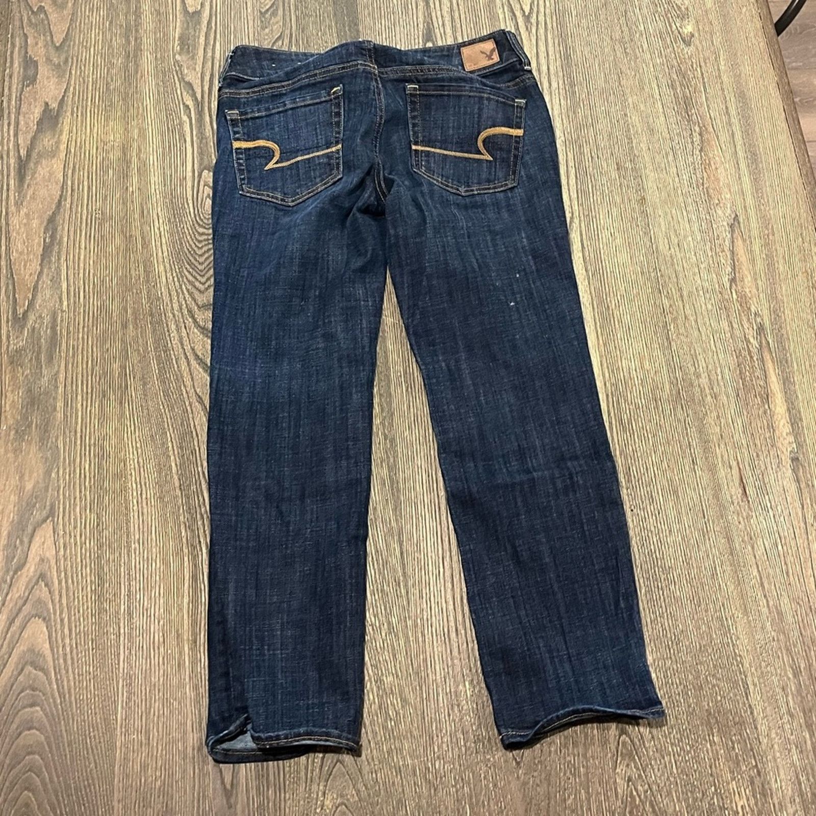 American Eagle Outfitters American Eagle Artist Crop Jeans Low Rise Pockets Stretch 2 Size 26" / US 2 / IT 38 - 10 Thumbnail