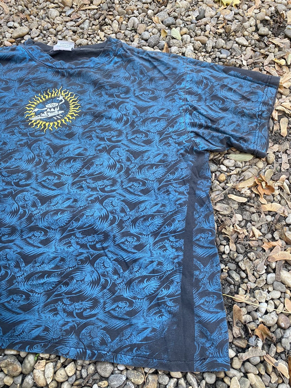 Acme Clothing × Vintage Vintage Rare 90s Triple J AOP T-Shirt Size US XL / EU 56 / 4 - 6 Thumbnail