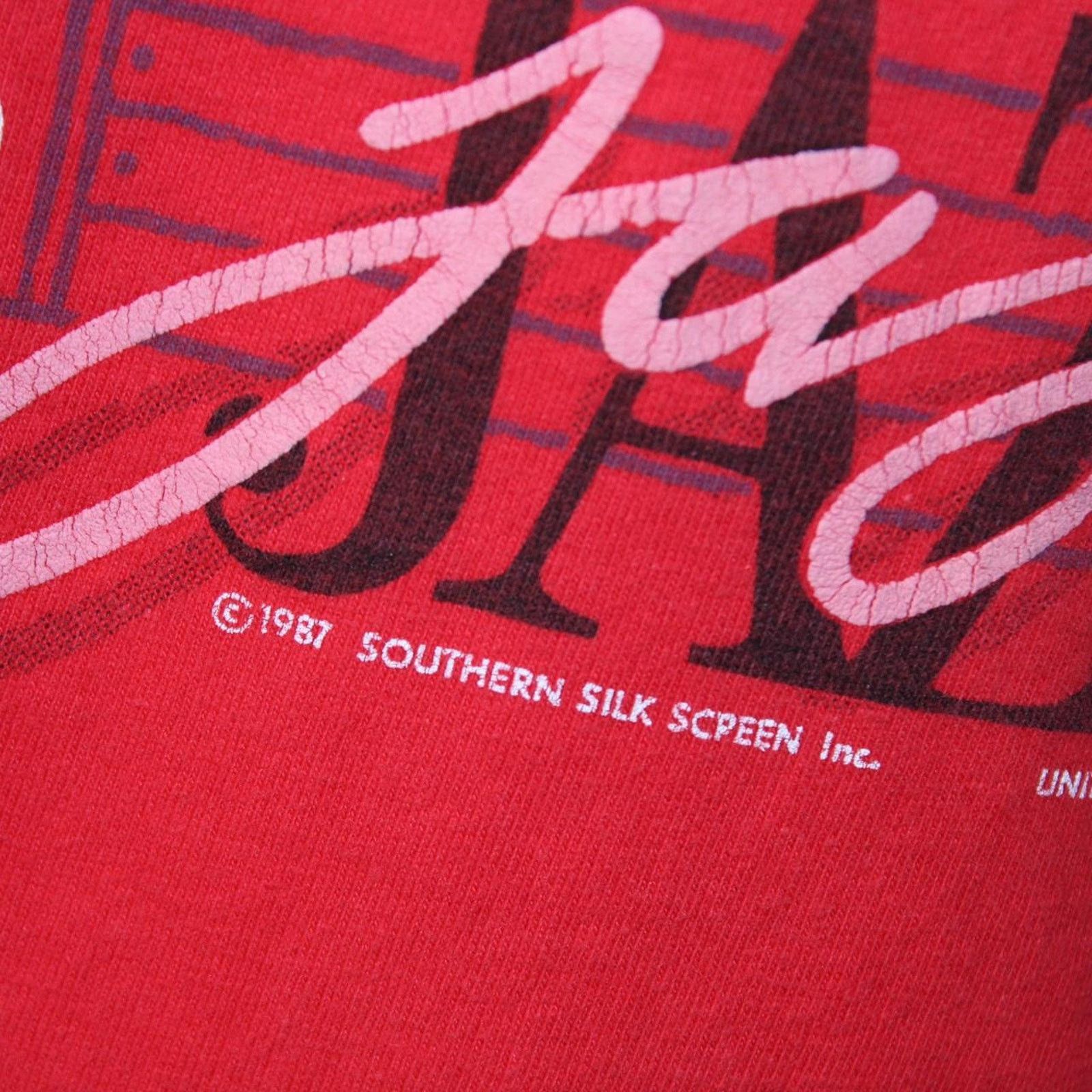 & Other Stories Red True Vintage 80’s New Orleans Jazz Graphic Tee Size US M / EU 48-50 / 2 - 3 Thumbnail
