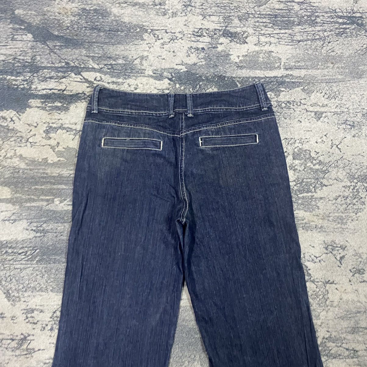 Japanese Brand Newyork Flare Bell bottom Denim Trousers Size 32" / US 10 / IT 46 - 7 Thumbnail