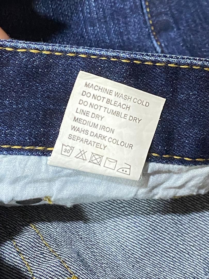 Japanese Brand Vintage Japanese Brand Indigo Washed Straight Jean Size US 31 - 14 Thumbnail