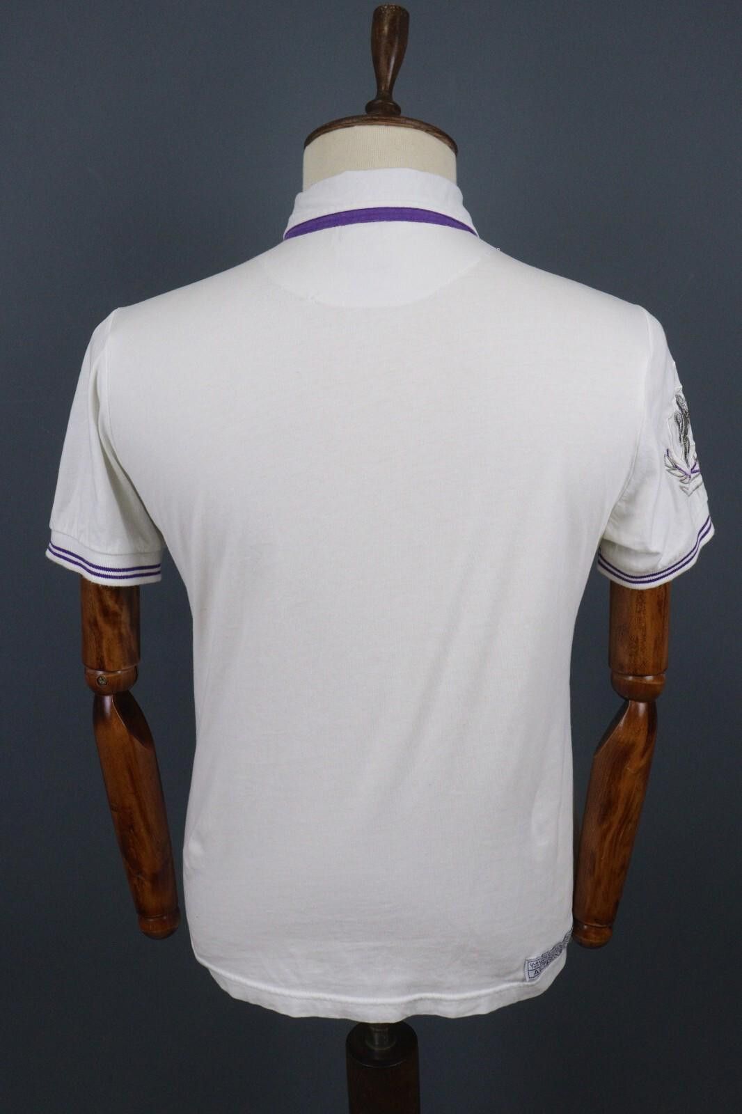 La Martina La Martina White #3 Big Logo Short Sleeve Polo Shirt Size M Size US M / EU 48-50 / 2 - 11 Thumbnail