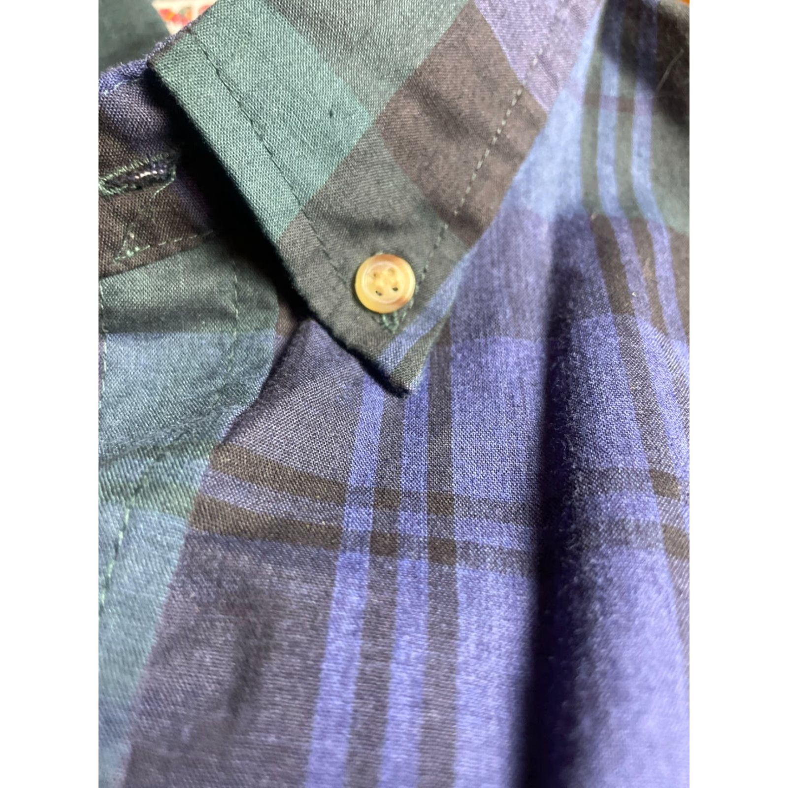McGregor McGregor Shirt Mens Large Blue Green Plaid Button Up Short Sleeve Vintage (if applicable) Size US L / EU 52-54 / 3 - 4 Thumbnail
