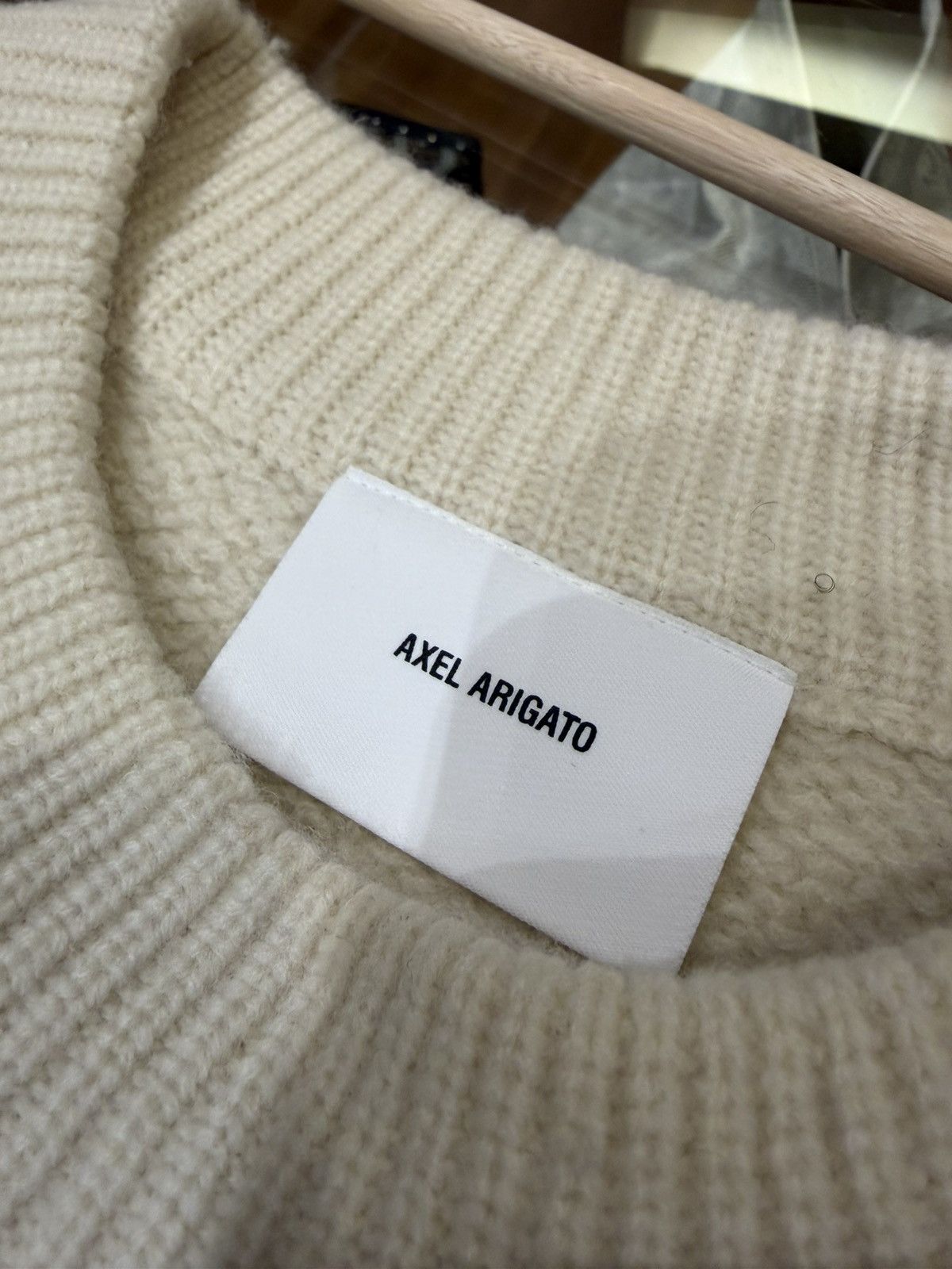 Axel Arigato Axel Arigato V Neck Memo Vest - Off-White Size US S / EU 44-46 / 1 - 3 Thumbnail