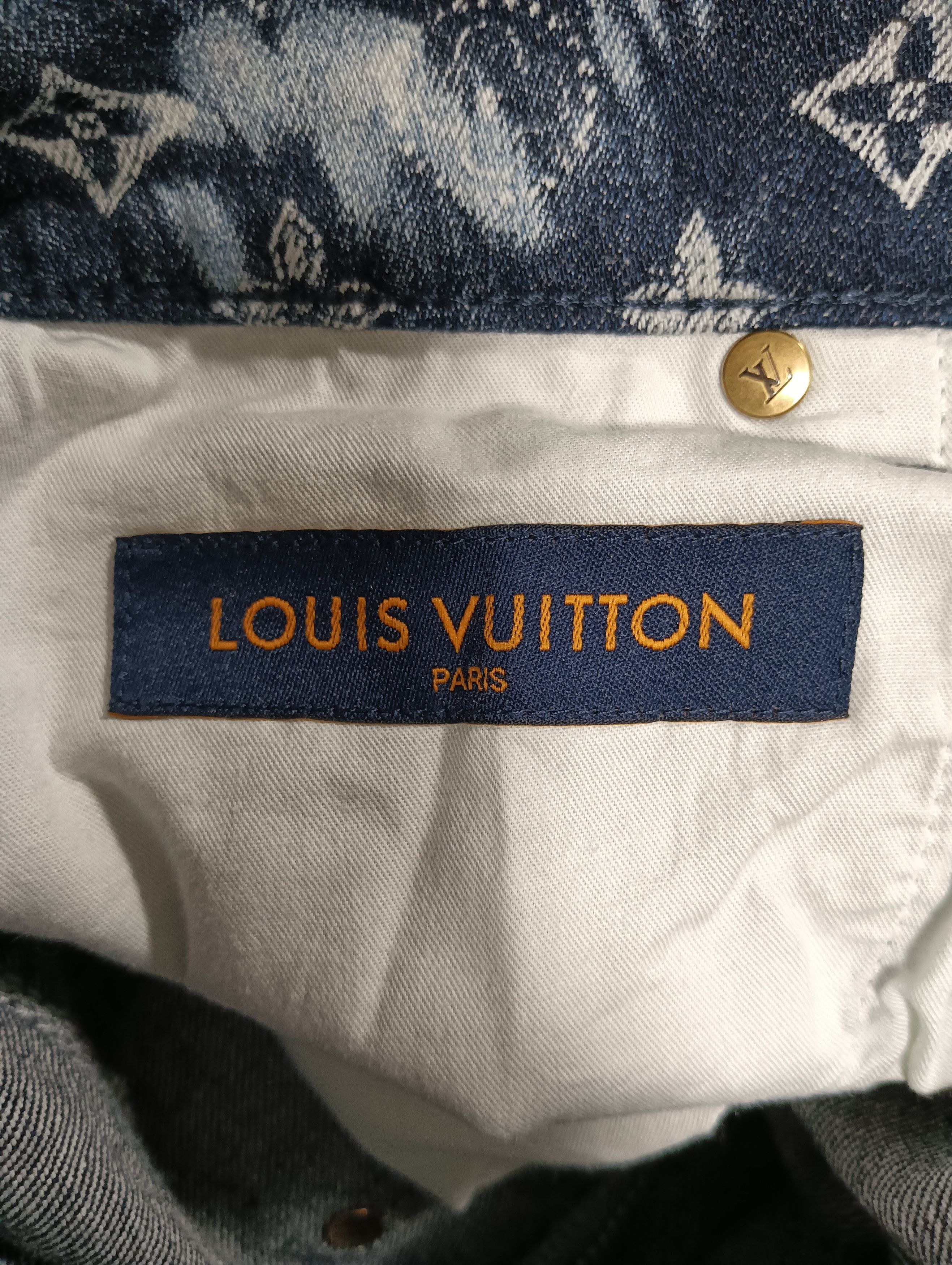 Louis Vuitton Bandana Monogram Denim Shorts Size US 30 / EU 46 - 6 Thumbnail
