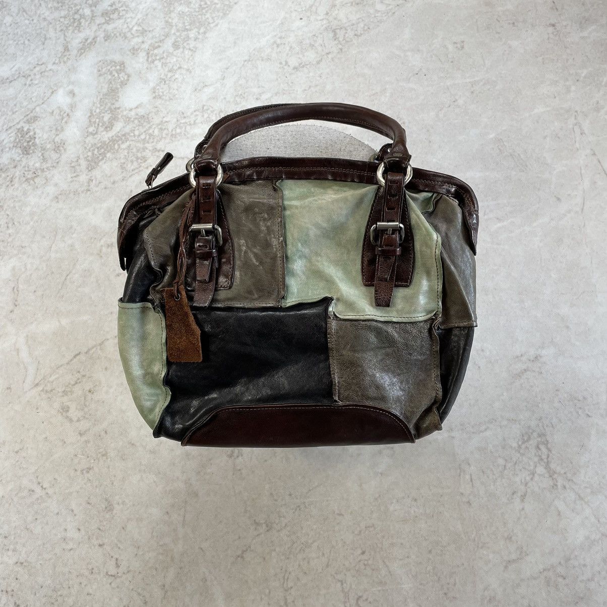 Japanese Brand × Other A.S.98 Airstep Patchwork Multicolor Leather Bag Size ONE SIZE - 5 Thumbnail