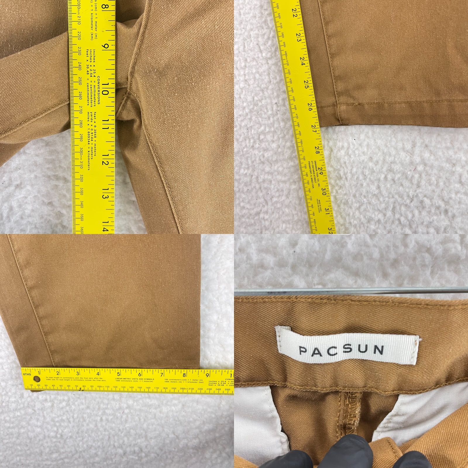Pacsun PacSun Pants Mens Size 30x30 Brown Straight Leg Carpenter Pocket Casual Outdoor Size US 30 / EU 46 - 8 Thumbnail