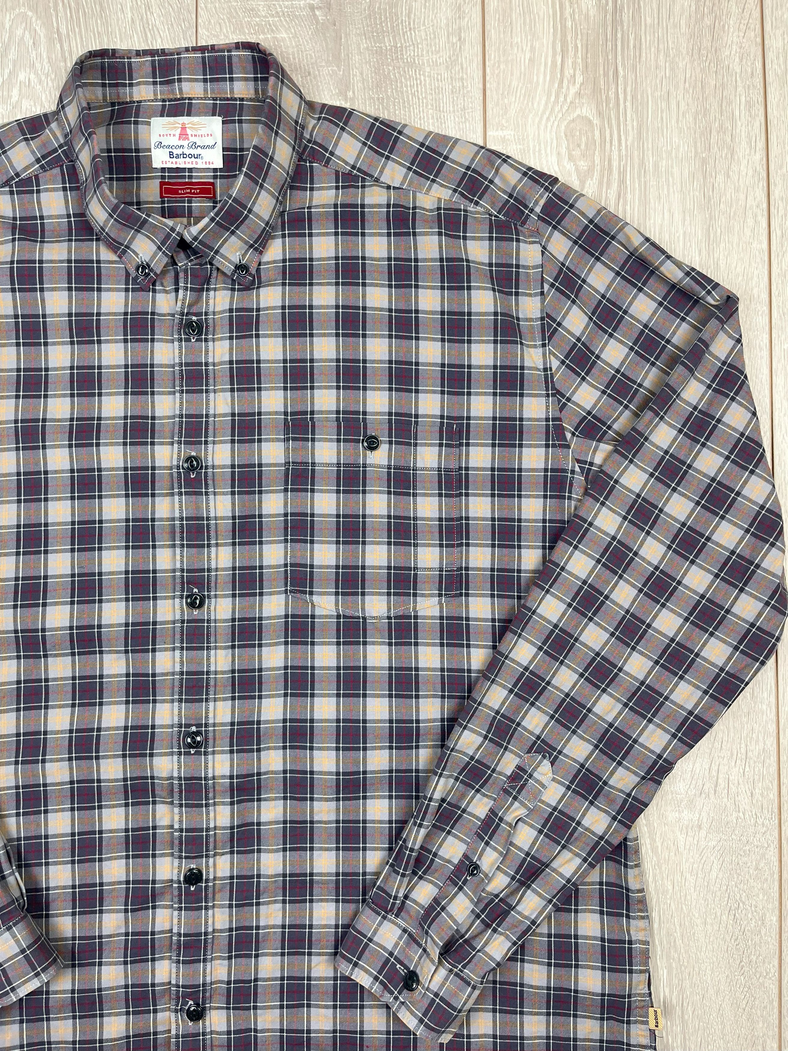 Barbour Barbour Checkered Shirt Slim Fit Size XL Size US XL / EU 56 / 4 - 5 Thumbnail