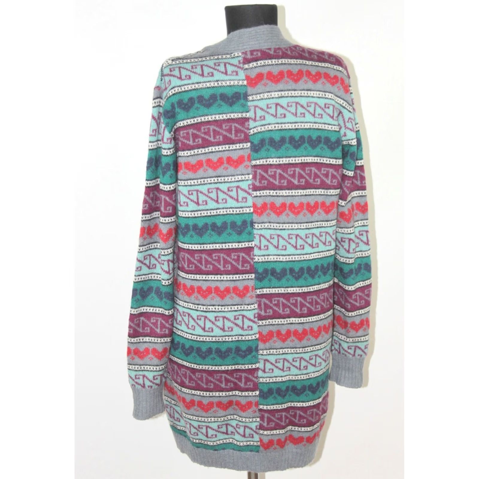 Tiger of Sweden Tiger of Sweden Cardigan Jumper Womens M Multicoloured Mohair V-Neck Size M / US 6-8 / IT 42-44 - 5 Thumbnail