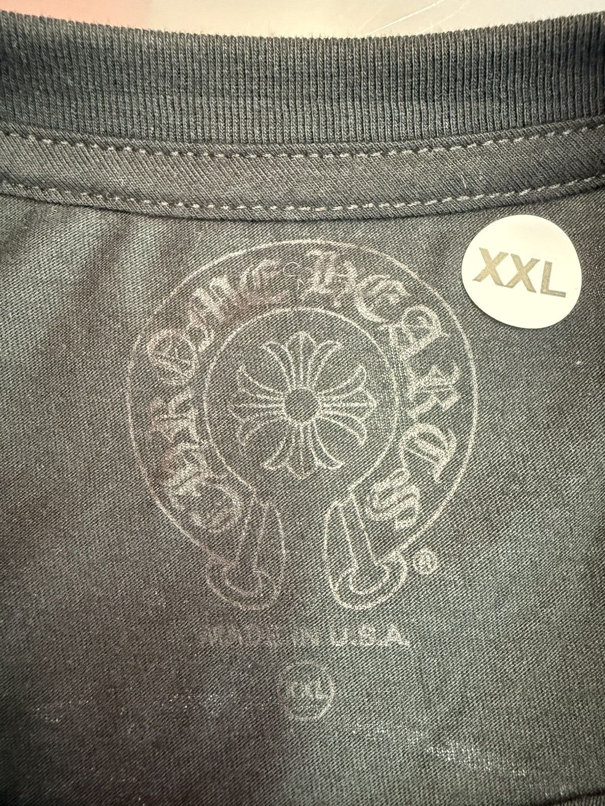 Chrome Hearts Chrome Hearts Horseshoe Pocket Tee Size US XXL / EU 58 / 5 - 5 Thumbnail