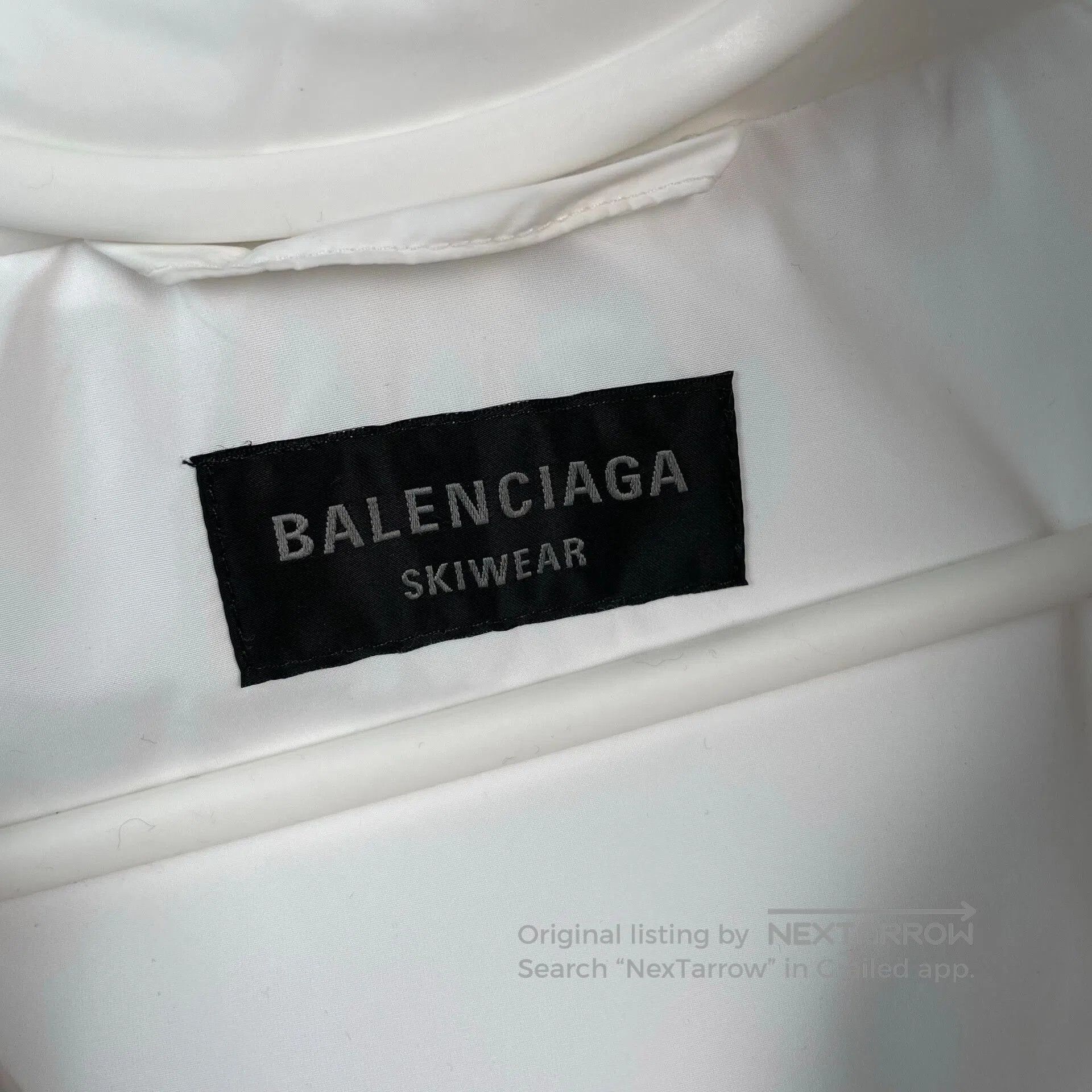 Balenciaga Balenciaga White Ski Short Down Jacket. Size XXS / US 00 / IT 34 - 4 Thumbnail