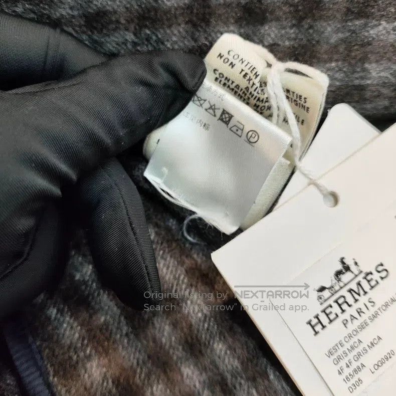 Hermes Hermes White Short Cashmere Fur Overcoat Size XS / US 0-2 / IT 36-38 - 6 Thumbnail